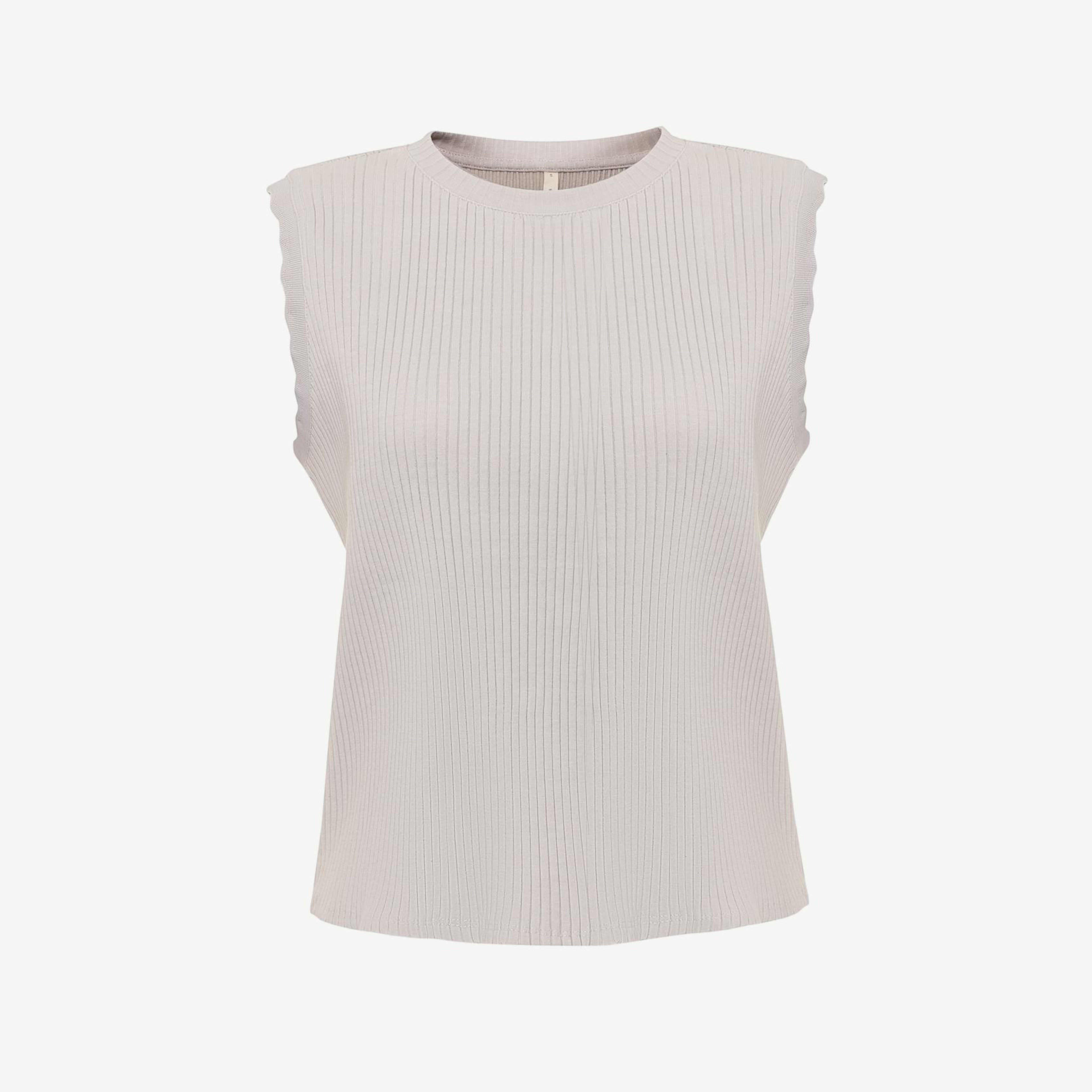 YARGICI Bisiklet Yaka Kolsuz T-shirt