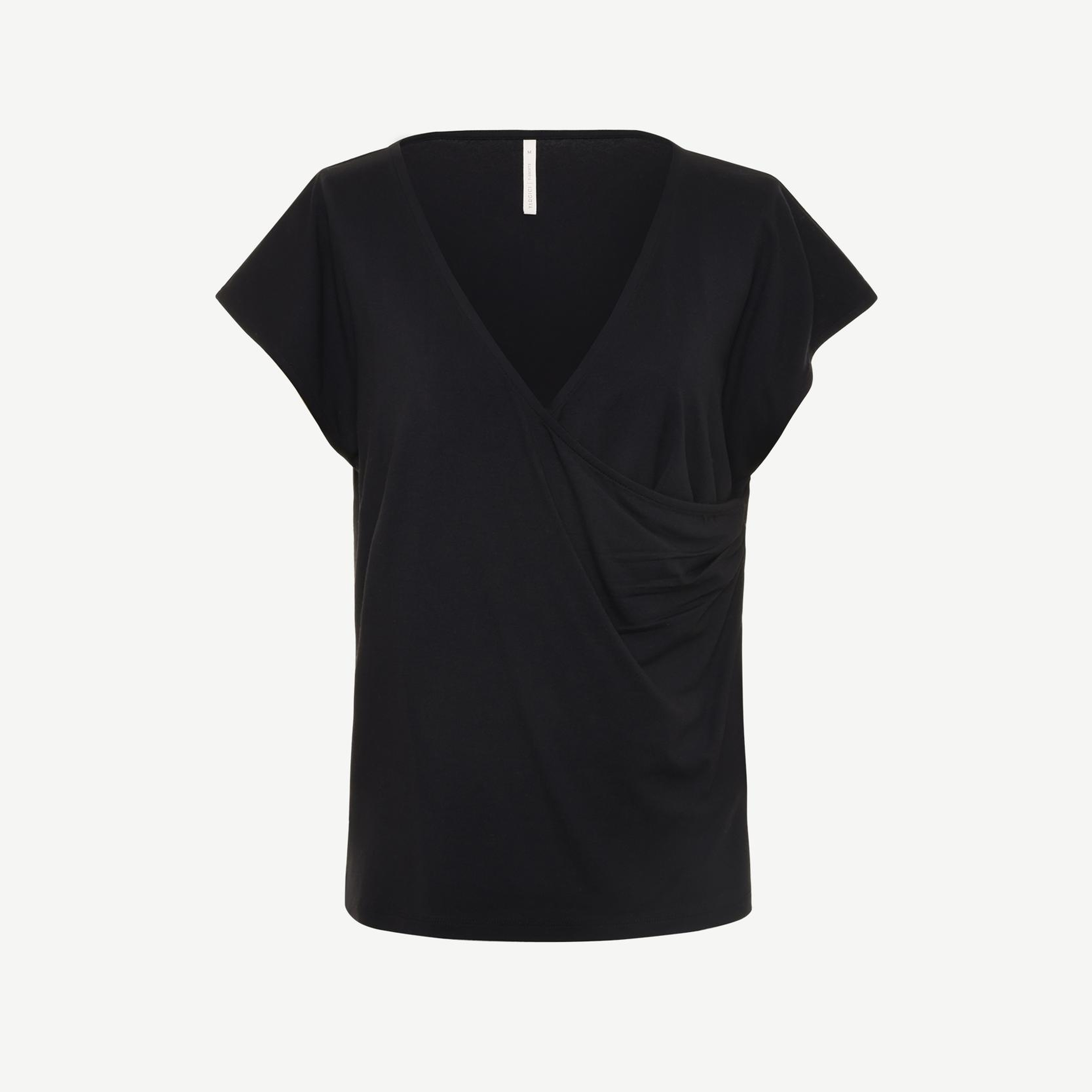 YARGICI Kruvaze Detaylı Kısa Kollu T-shirt