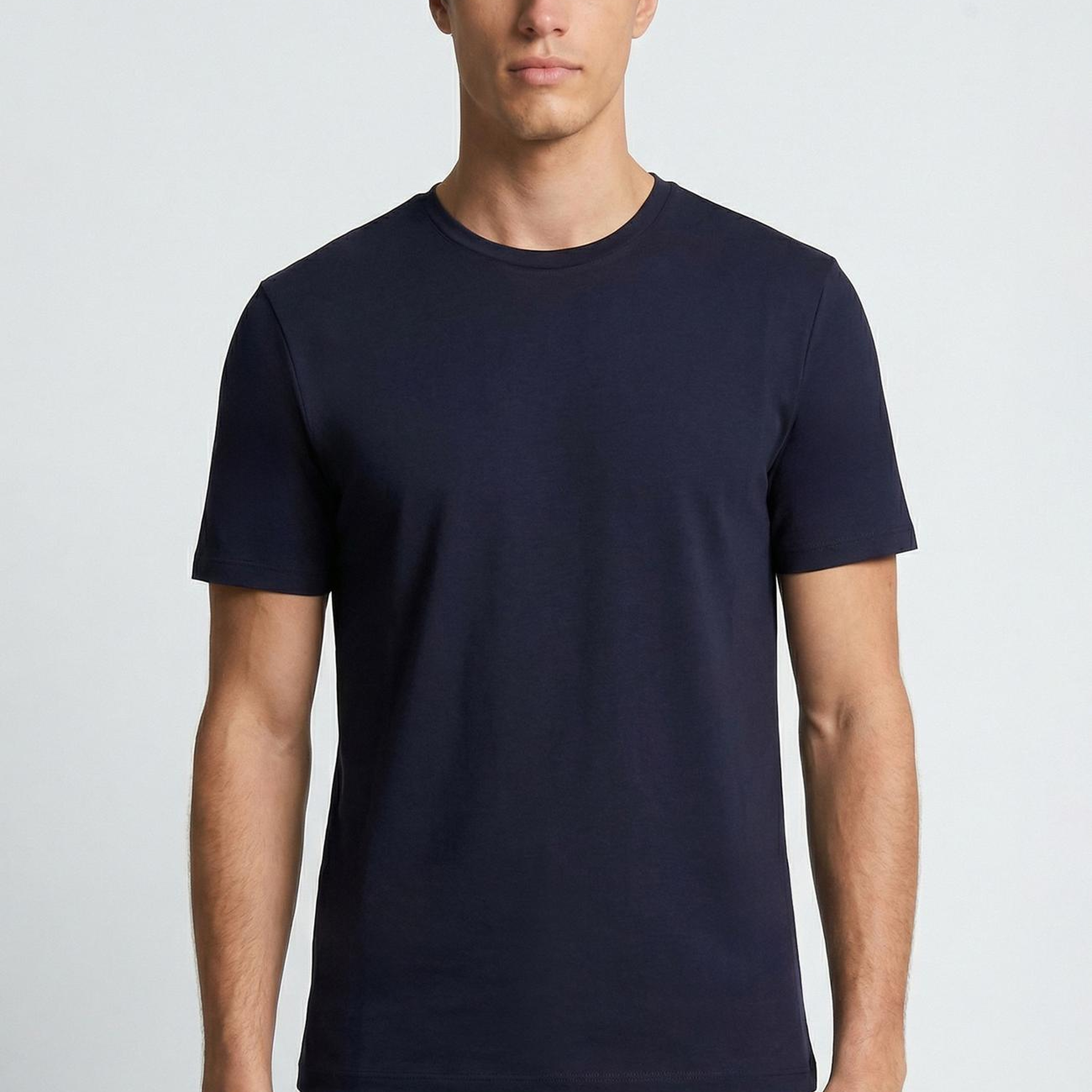 Network Erkek N-Tech Lacivert Basic T-shirt