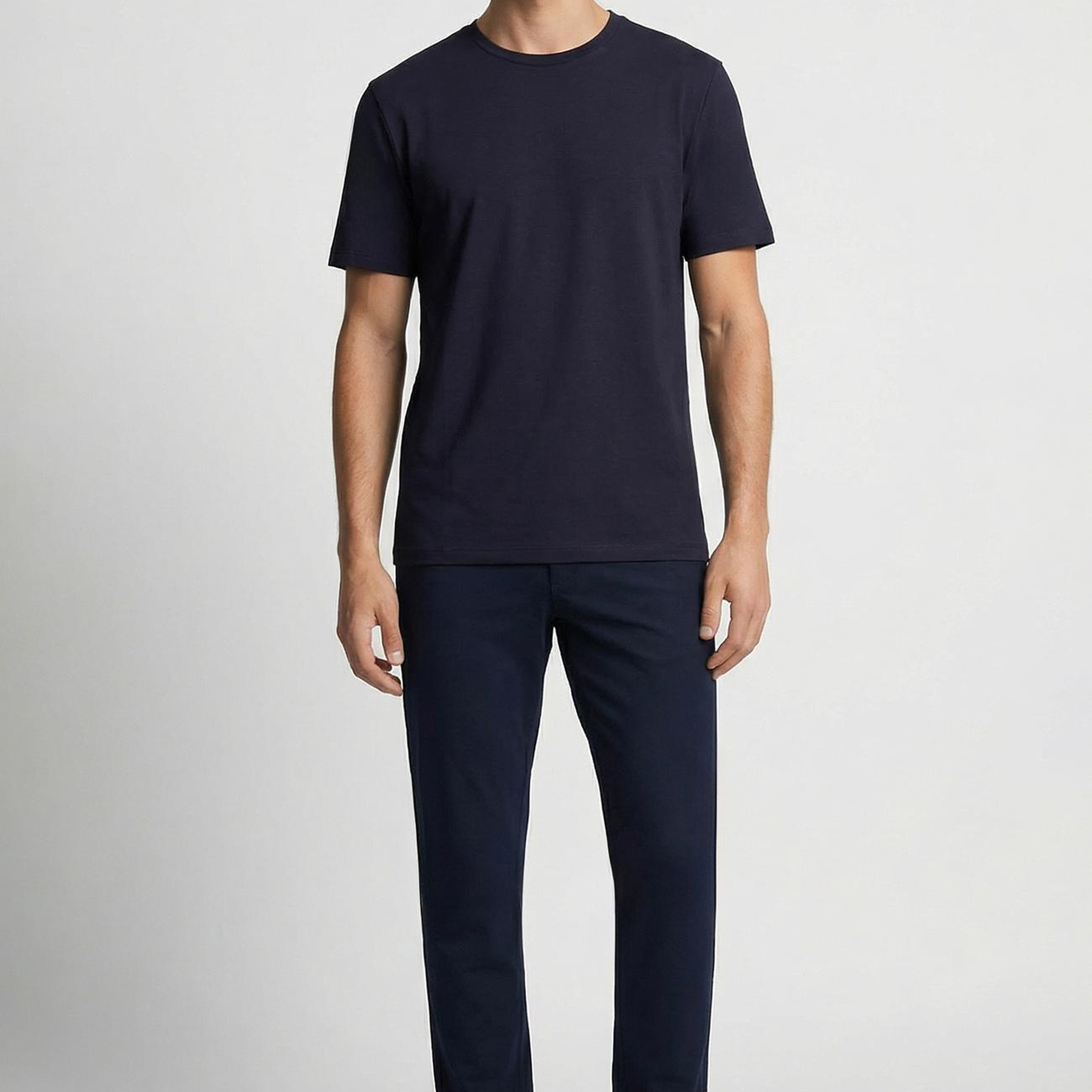 Network Erkek N-Tech Lacivert Basic T-shirt
