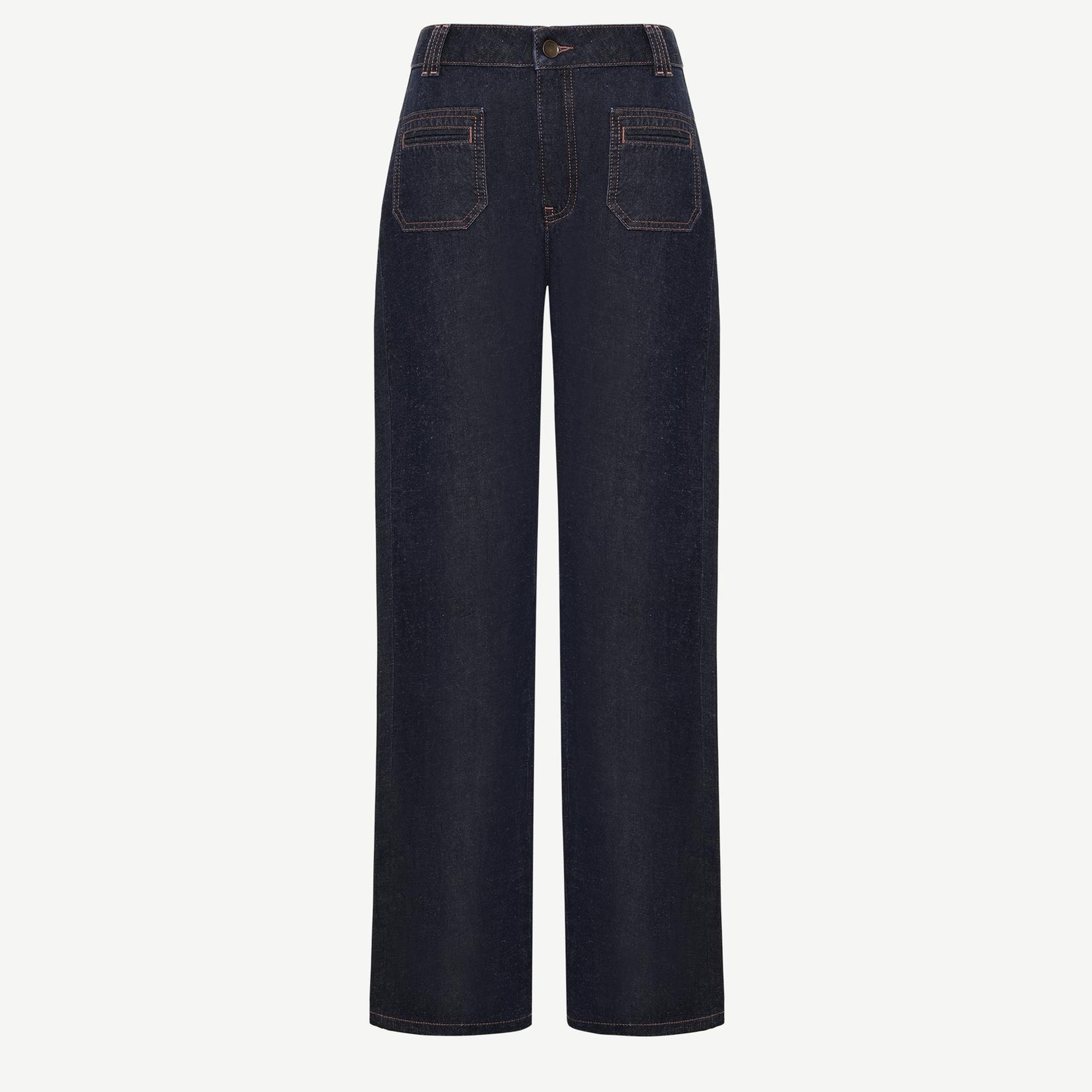 YARGICI Cep Detaylı Normal Bel Rahat Fit Denim Pantolon