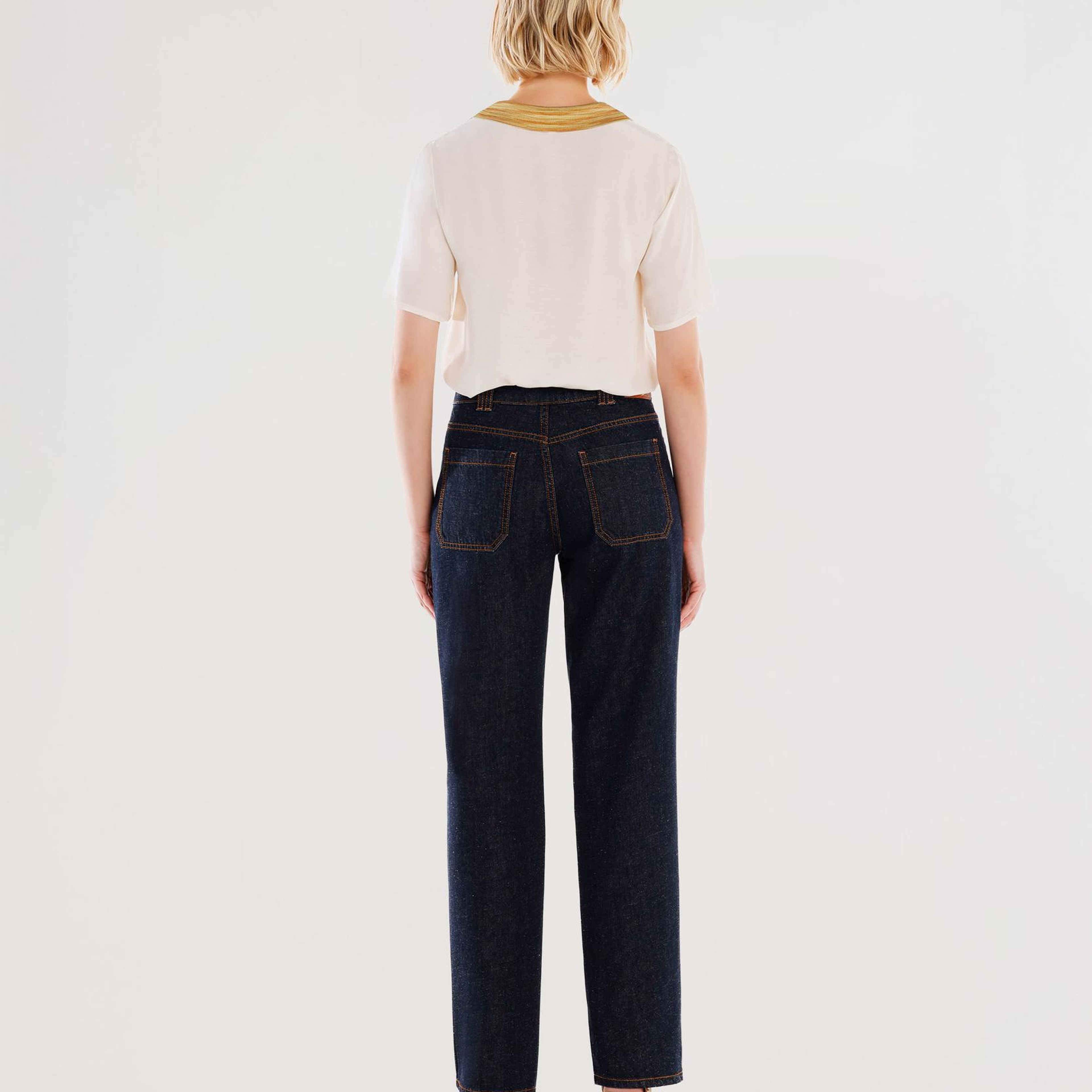 YARGICI Cep Detaylı Normal Bel Rahat Fit Denim Pantolon