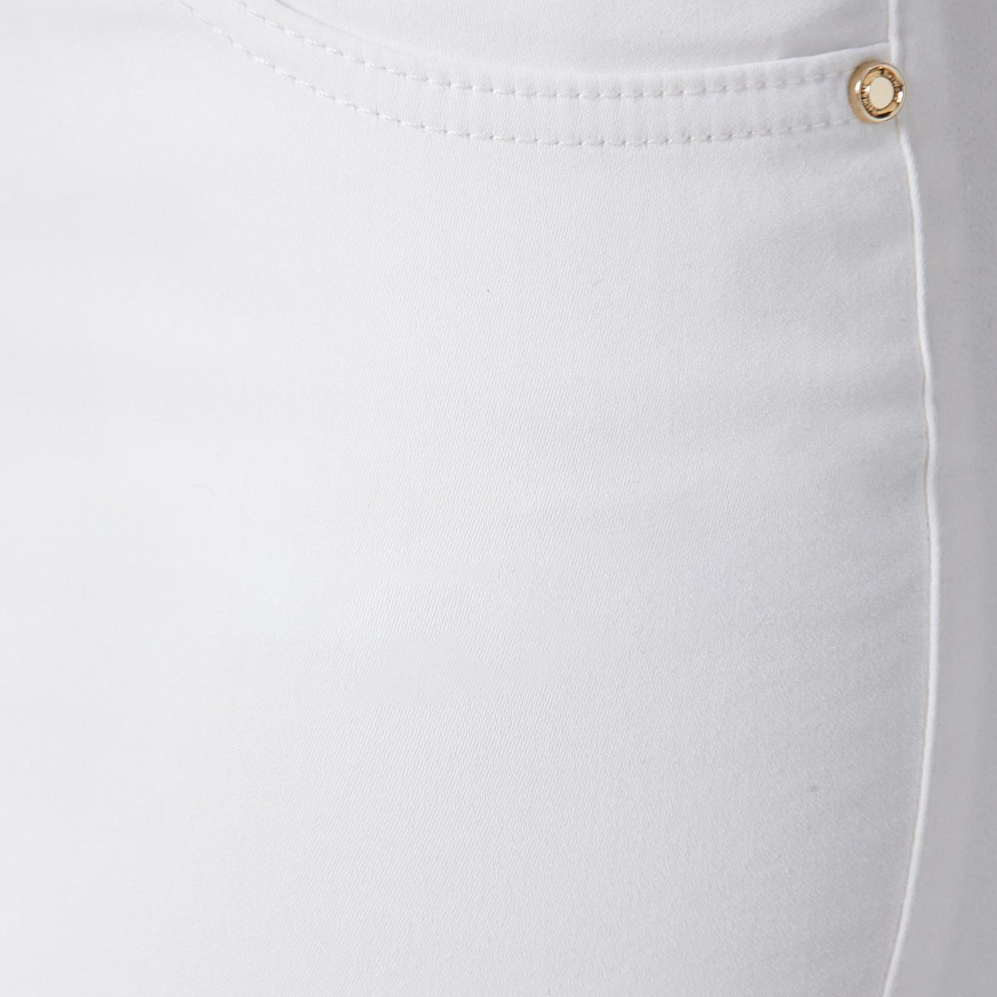 Network Kadın Beyaz Kaplamalı Skinny Kalıp Denim Pantolon