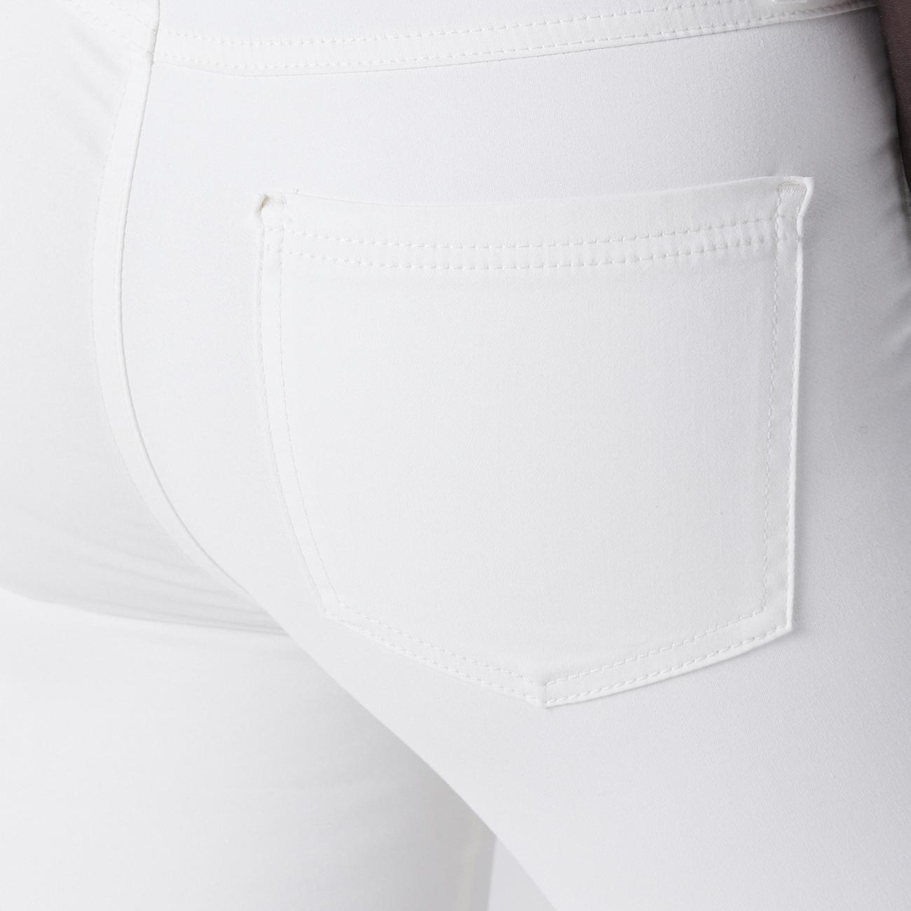 Network Kadın Beyaz Kaplamalı Skinny Kalıp Denim Pantolon
