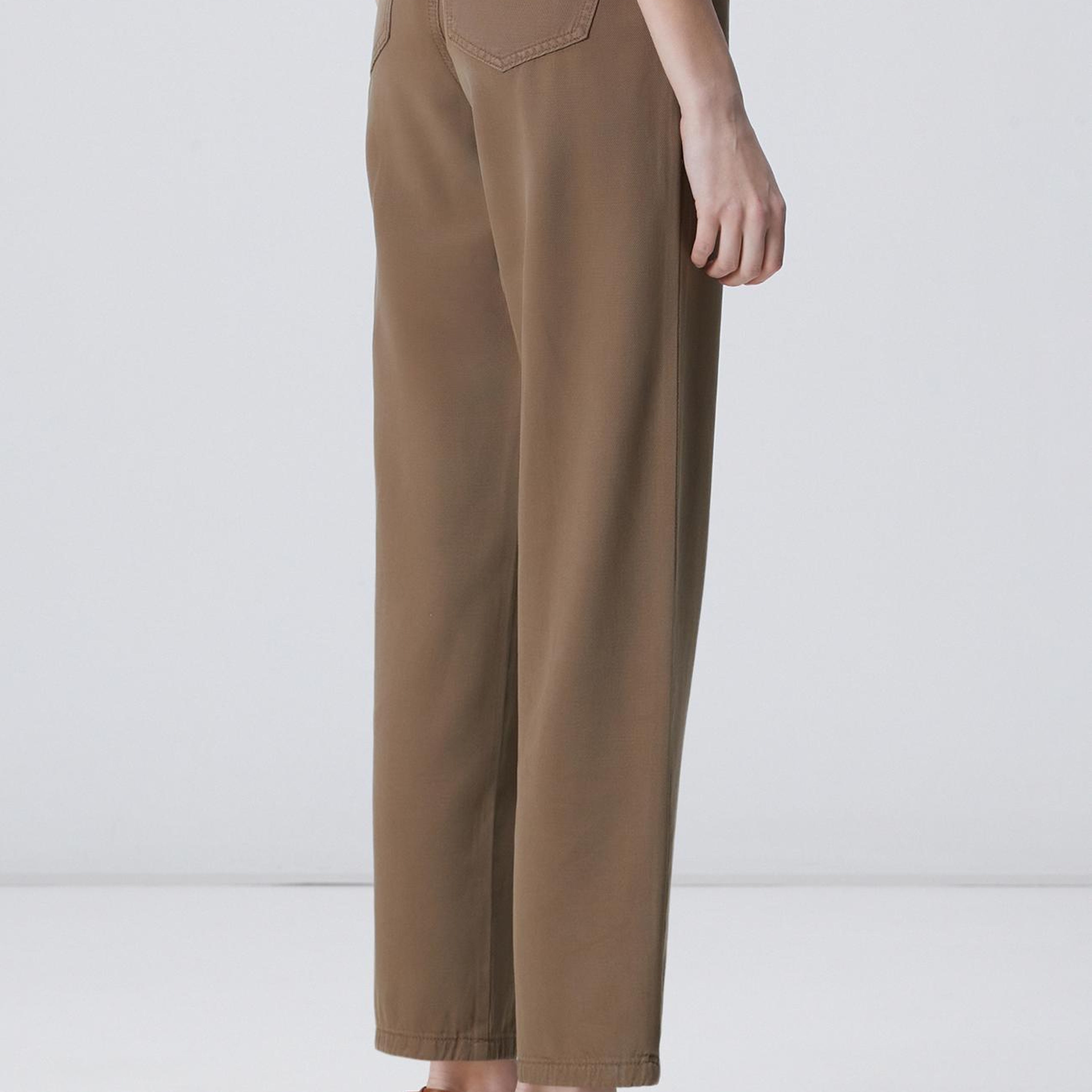 Network Kadın Vizon Tencel Karışımlı Casual Pantolon