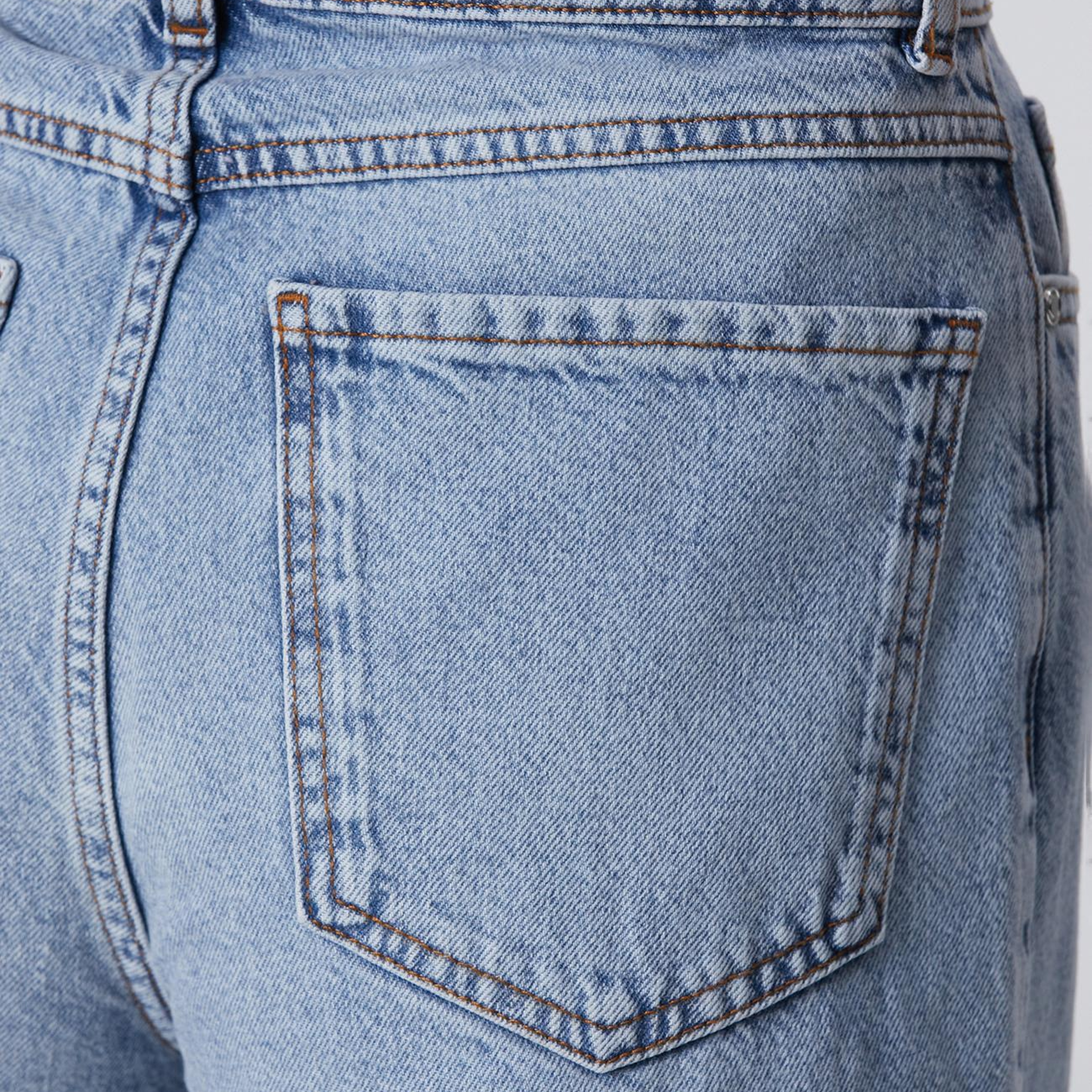 Network Kadın Mavi Wide Leg Denim Pantolon