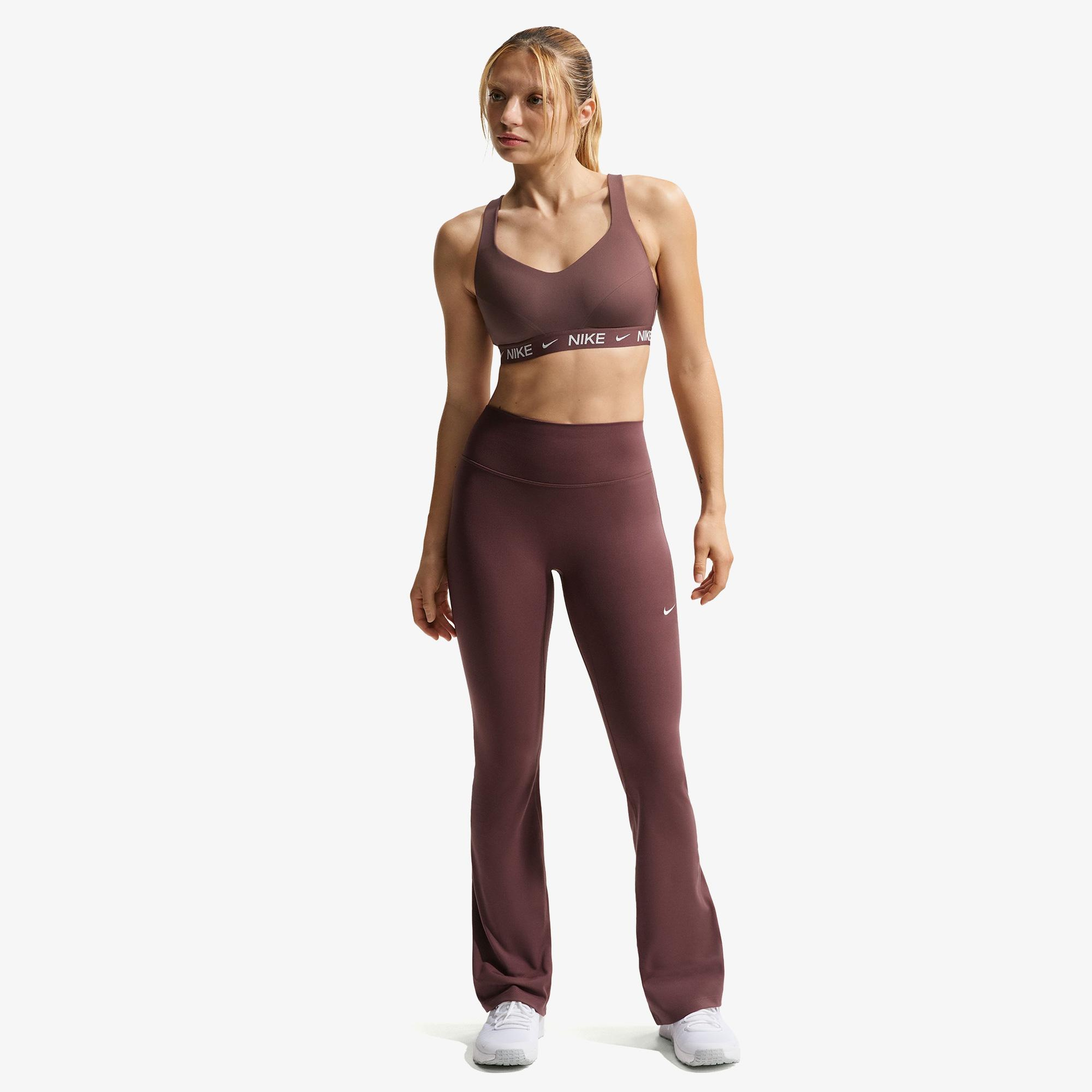 Nike Dri-Fit Indy Light Support Kadın Kahverengi Bra