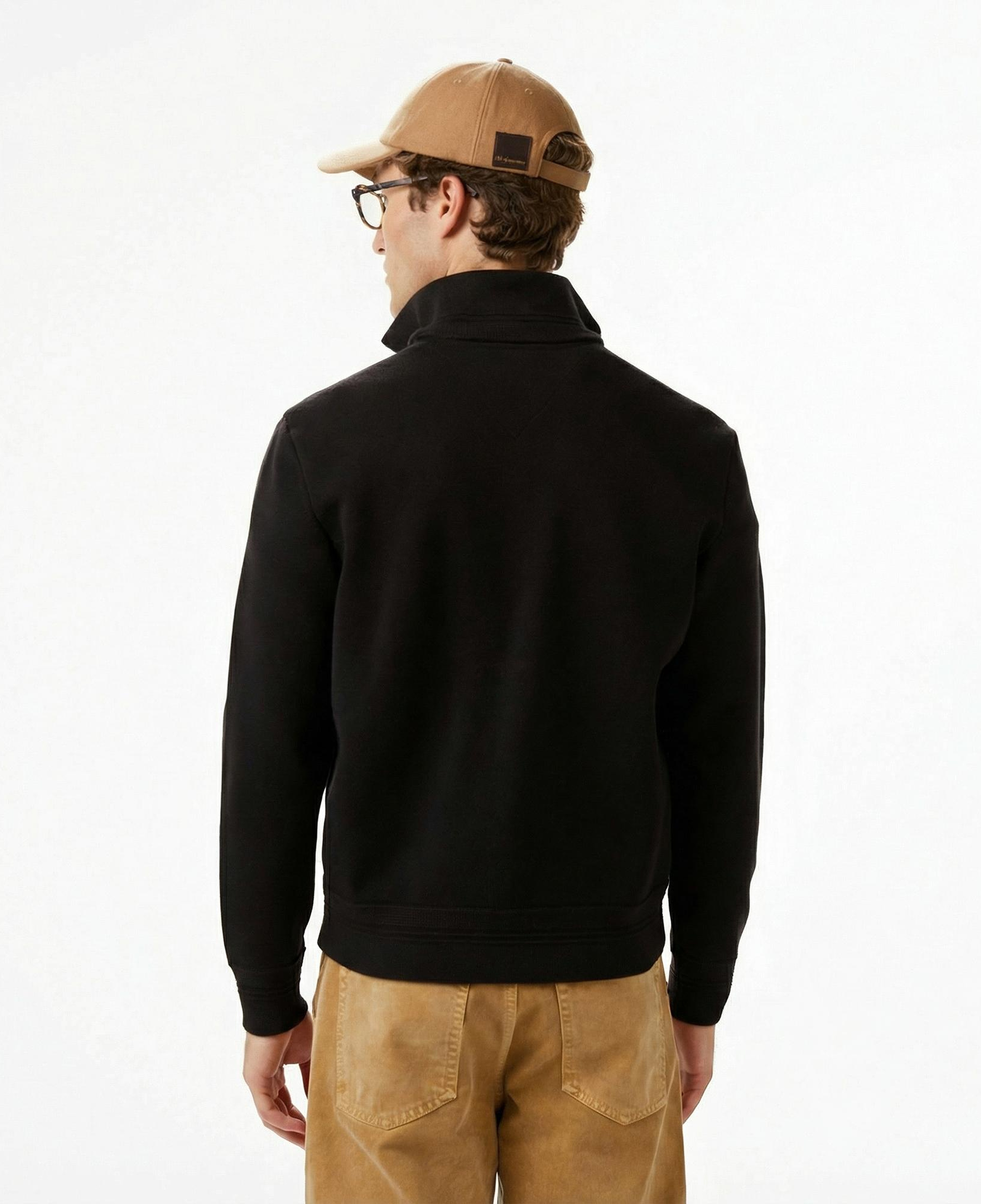 Tommy Hilfiger Mixed Media Erkek Siyah Ceket