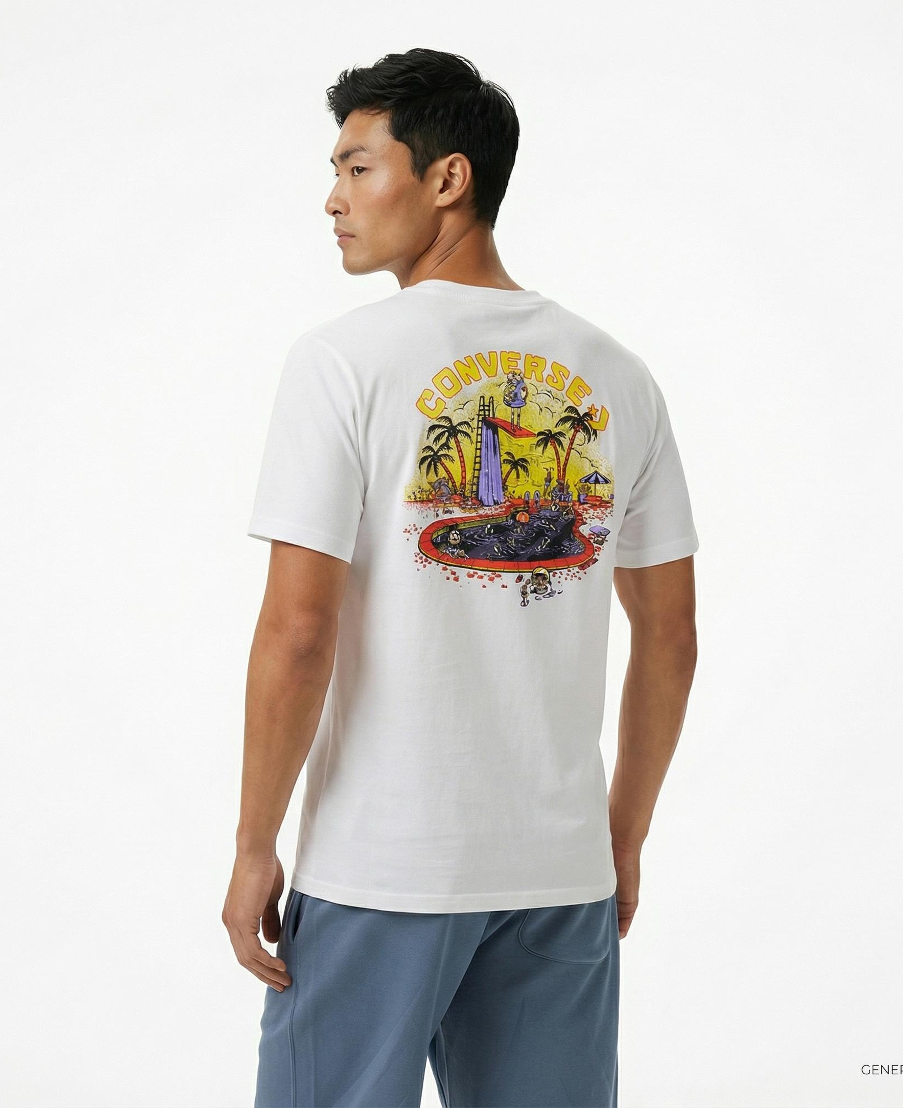 Converse Erkek Beyaz T-Shirt