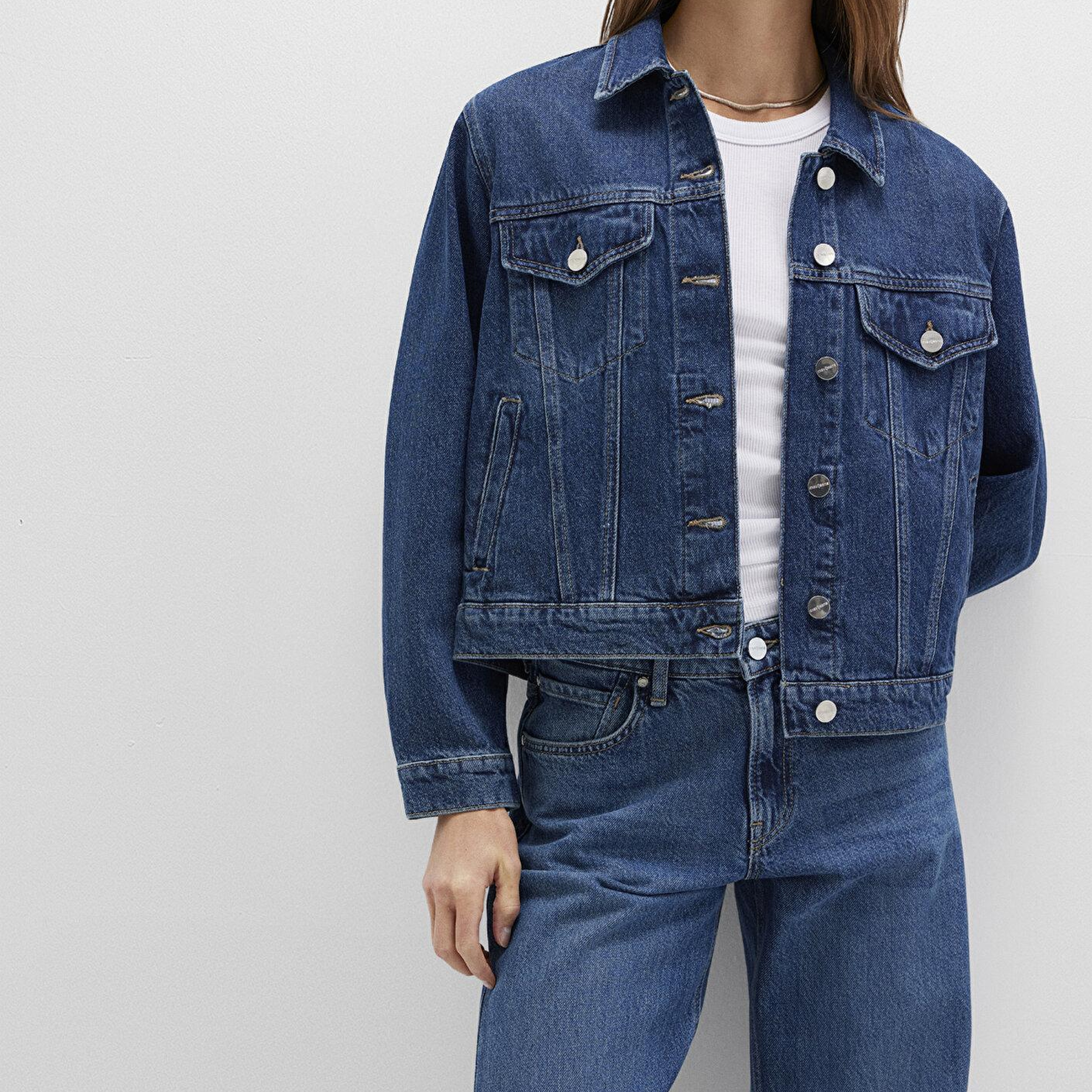 Mavi Ruby Iconic Koyu Mavi Jean Ceket 1110505-90542