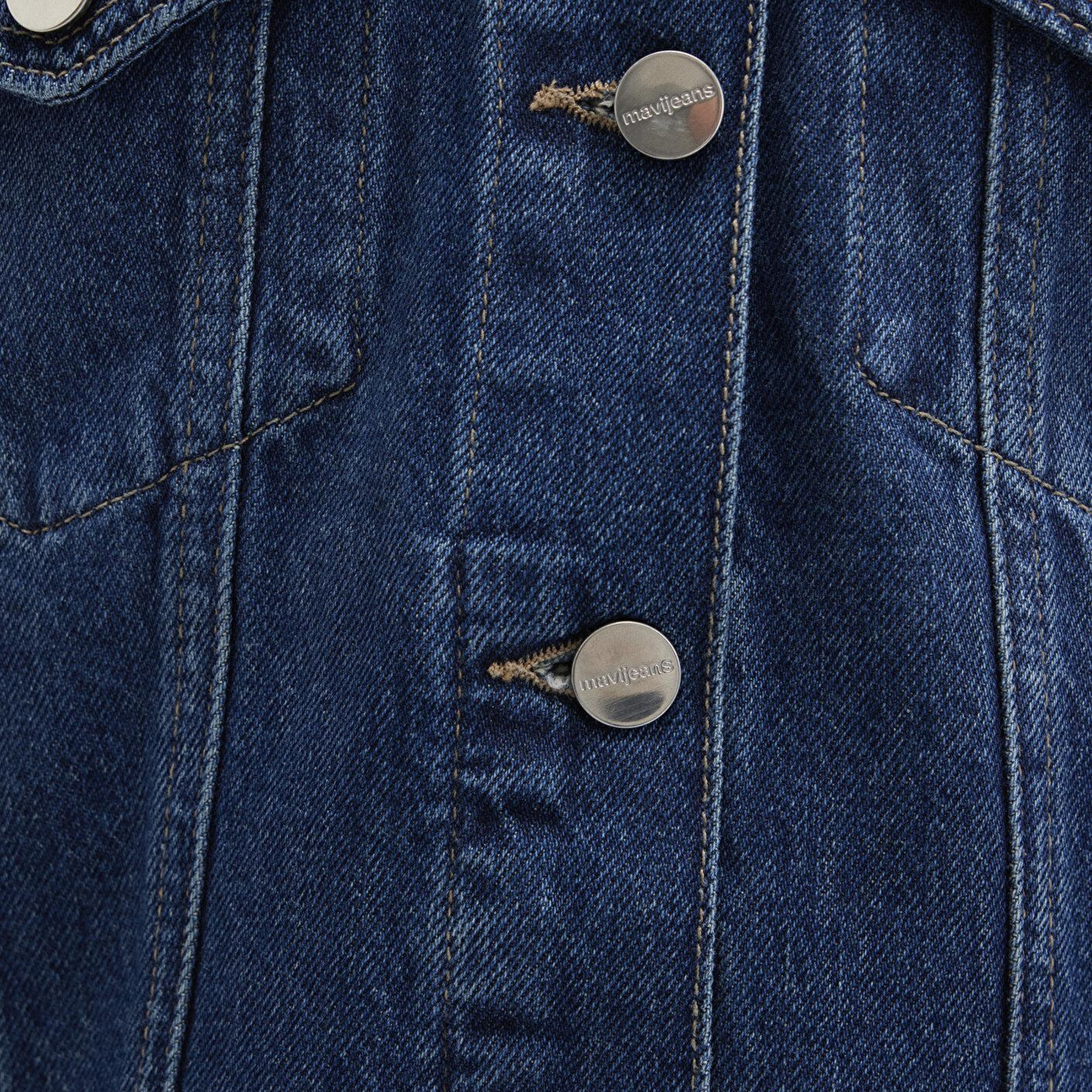 Mavi Ruby Iconic Koyu Mavi Jean Ceket 1110505-90542