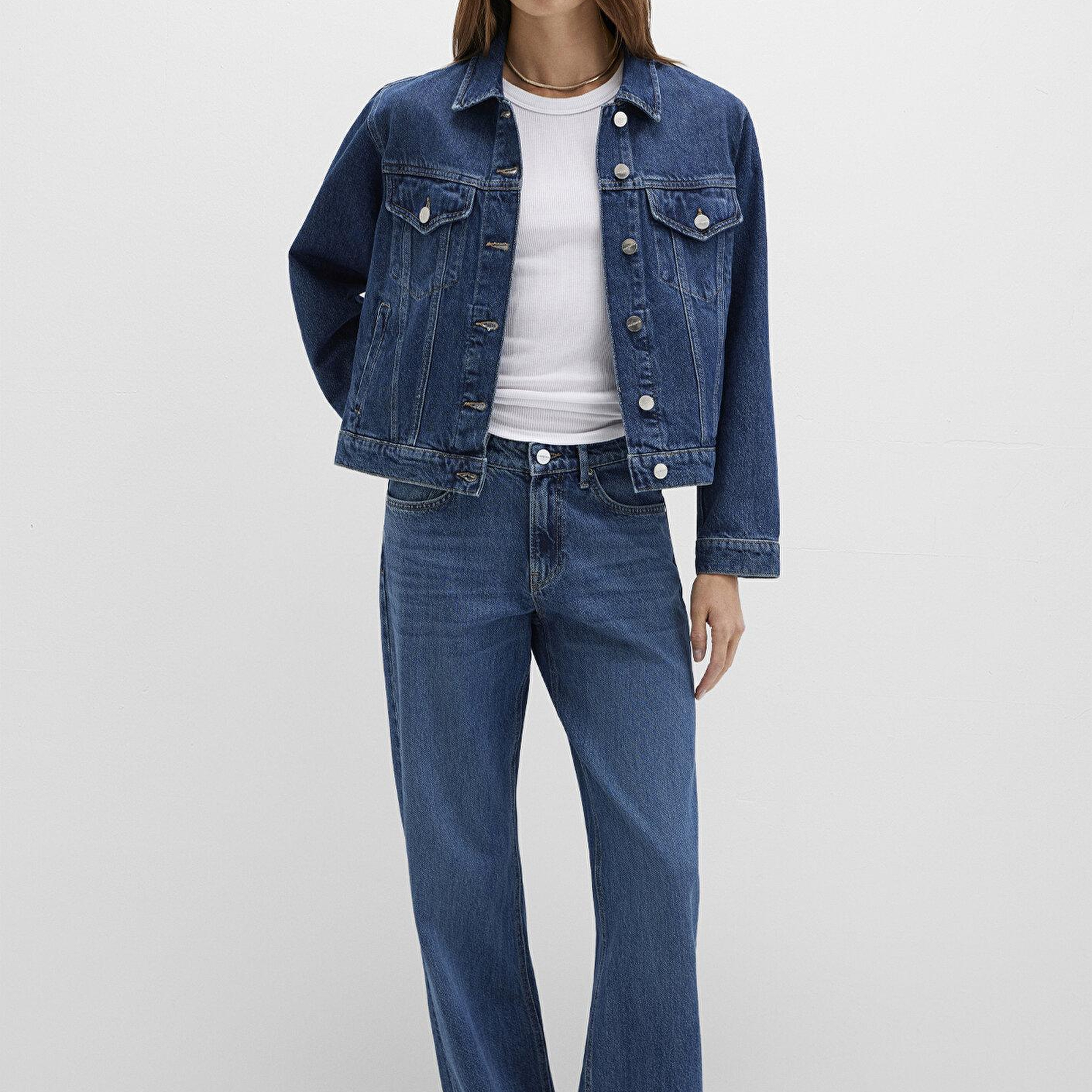 Mavi Ruby Iconic Koyu Mavi Jean Ceket 1110505-90542