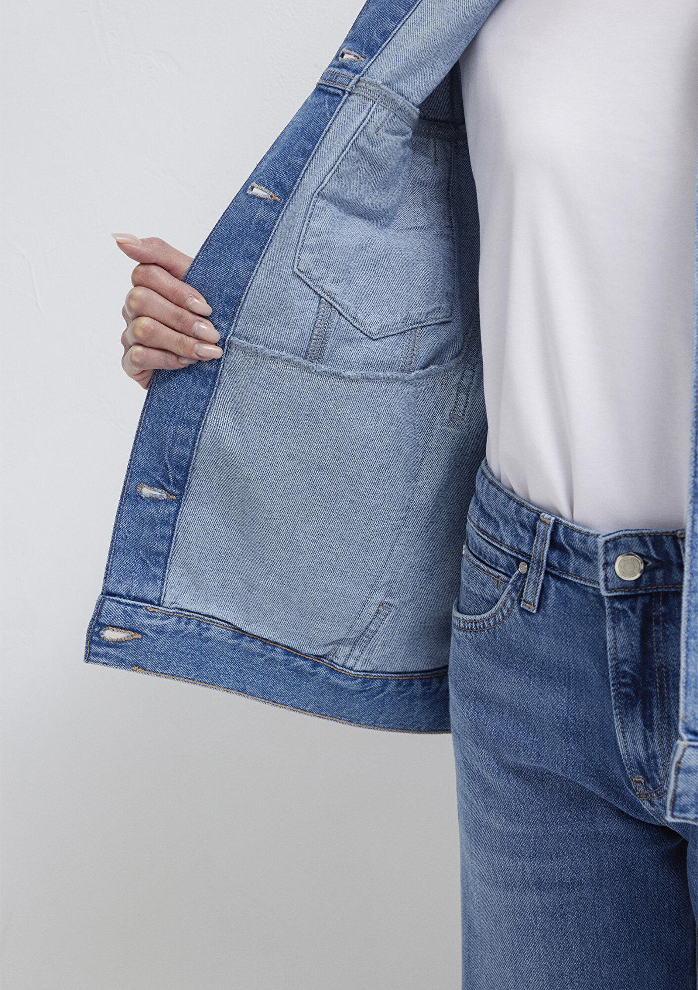 Mavi Luna 90lar Indigo Mavisi Jean Ceket 1110177-90545