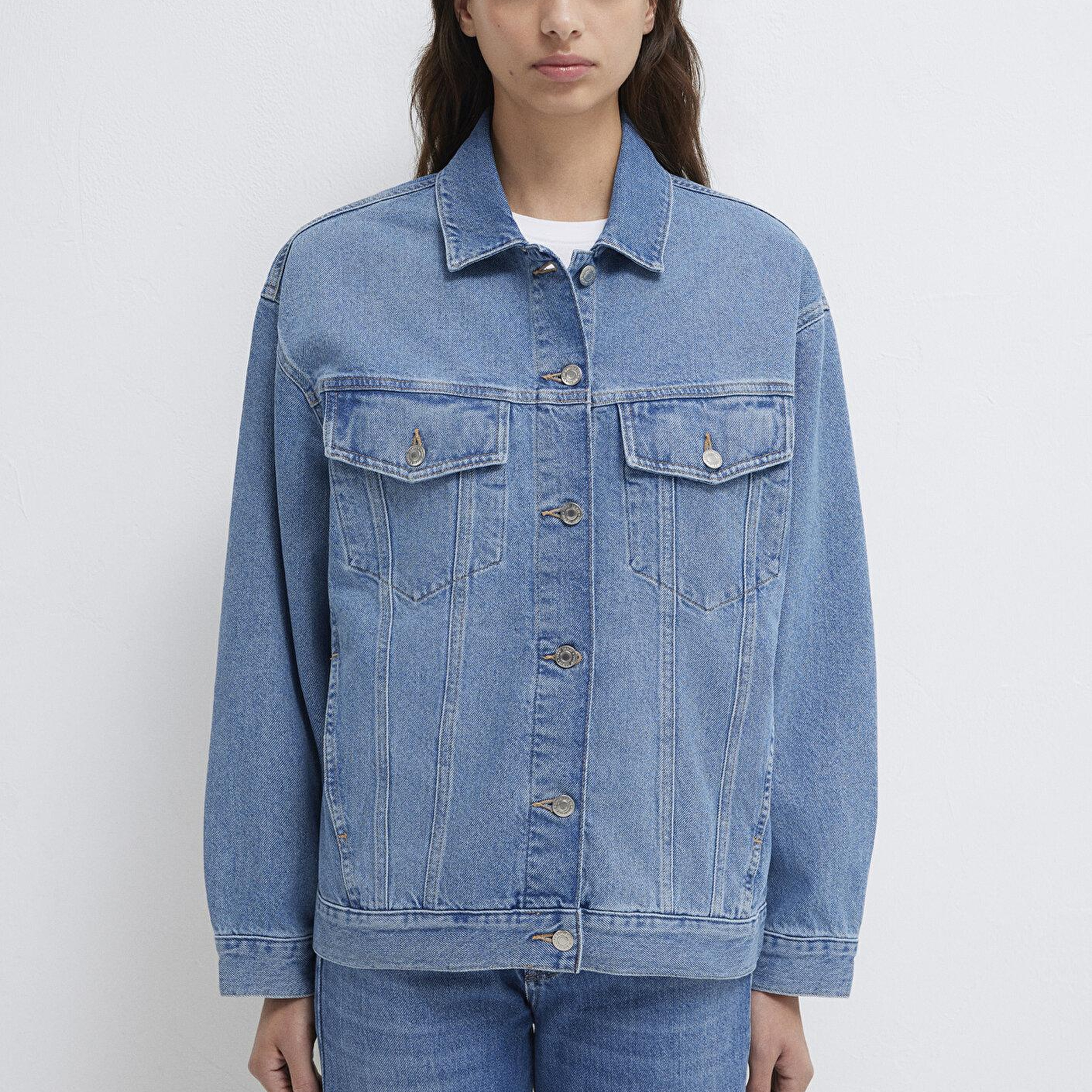 Mavi Luna 90lar Indigo Mavisi Jean Ceket 1110177-90545