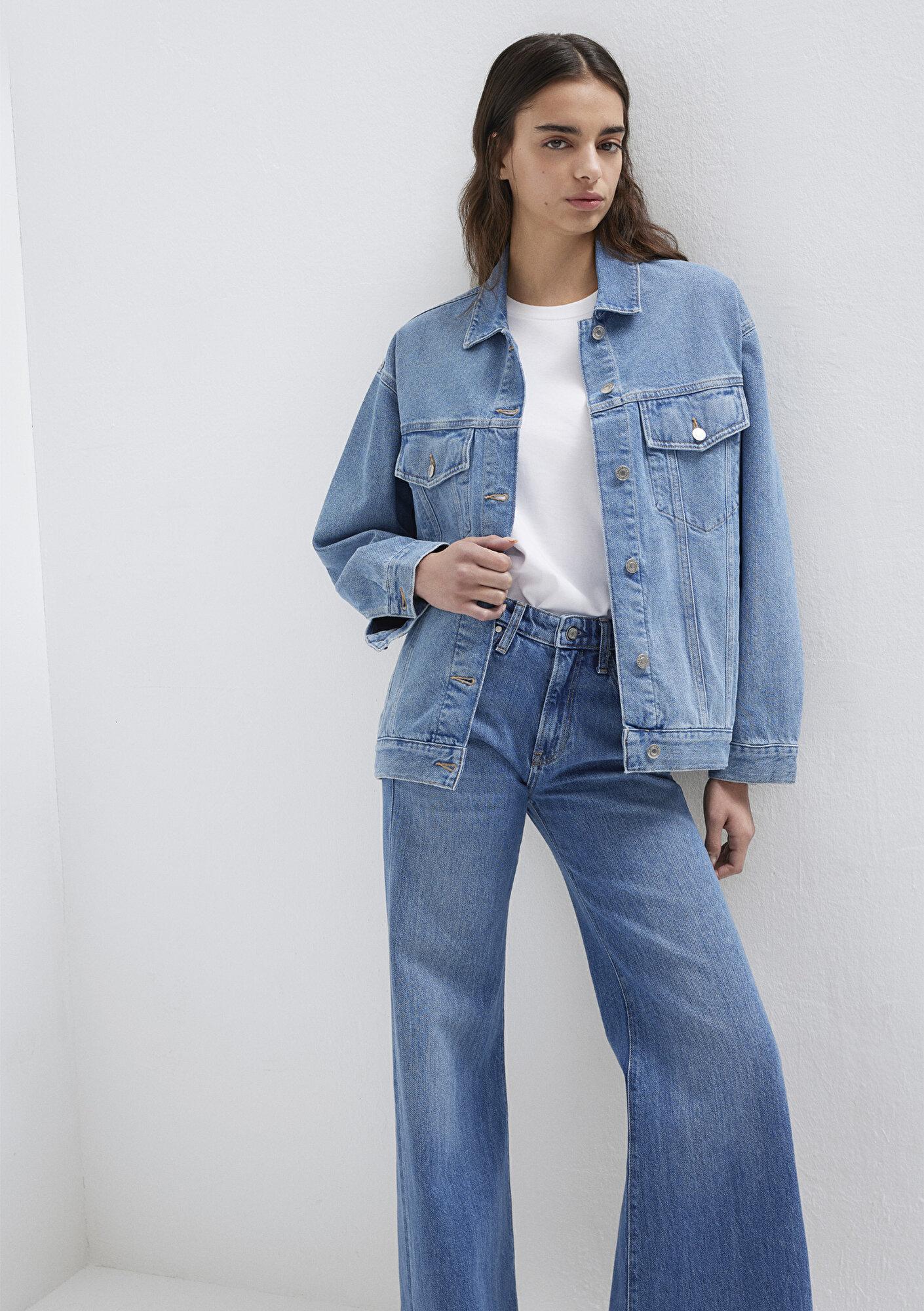 Mavi Luna 90lar Indigo Mavisi Jean Ceket 1110177-90545