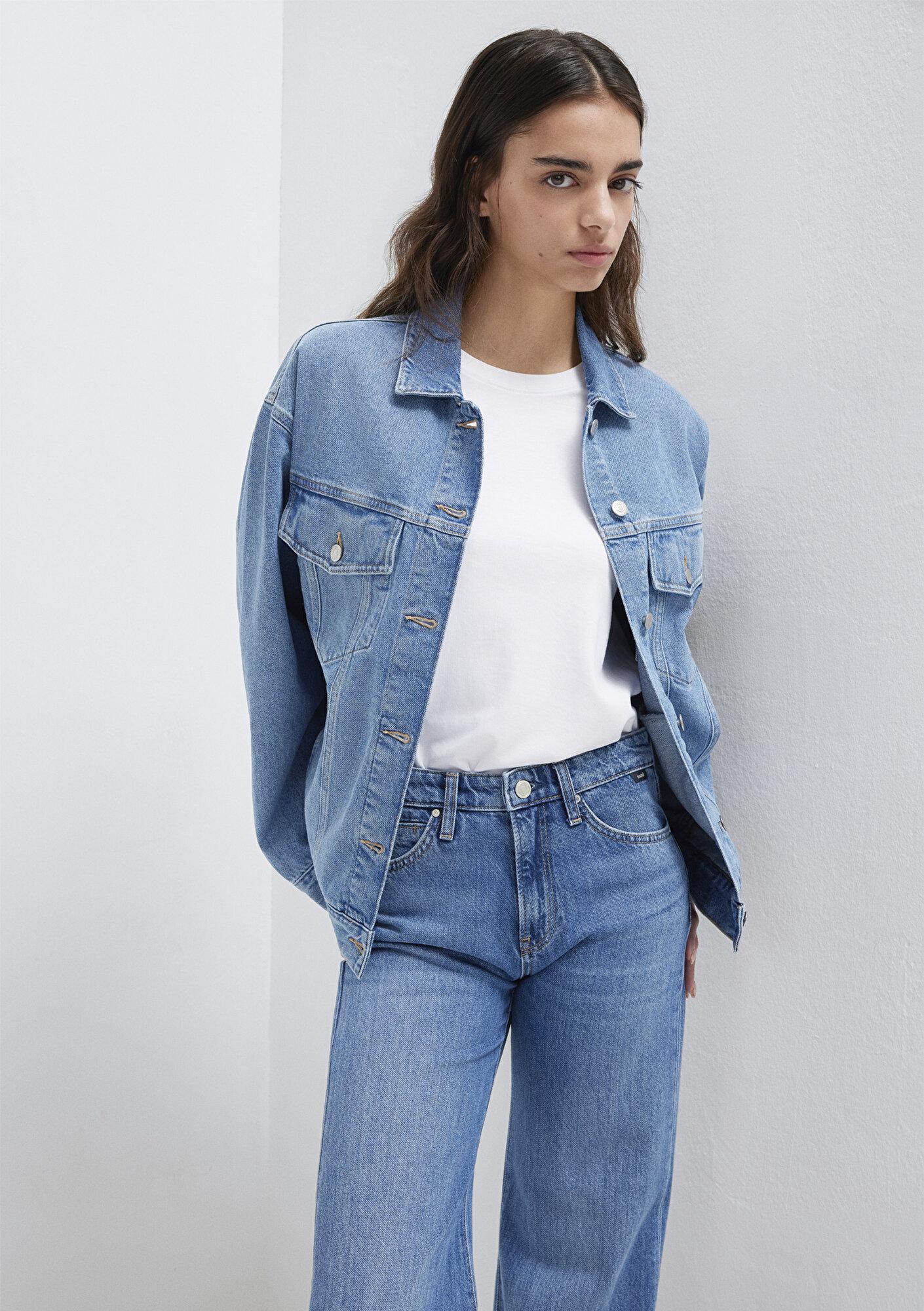 Mavi Luna 90lar Indigo Mavisi Jean Ceket 1110177-90545
