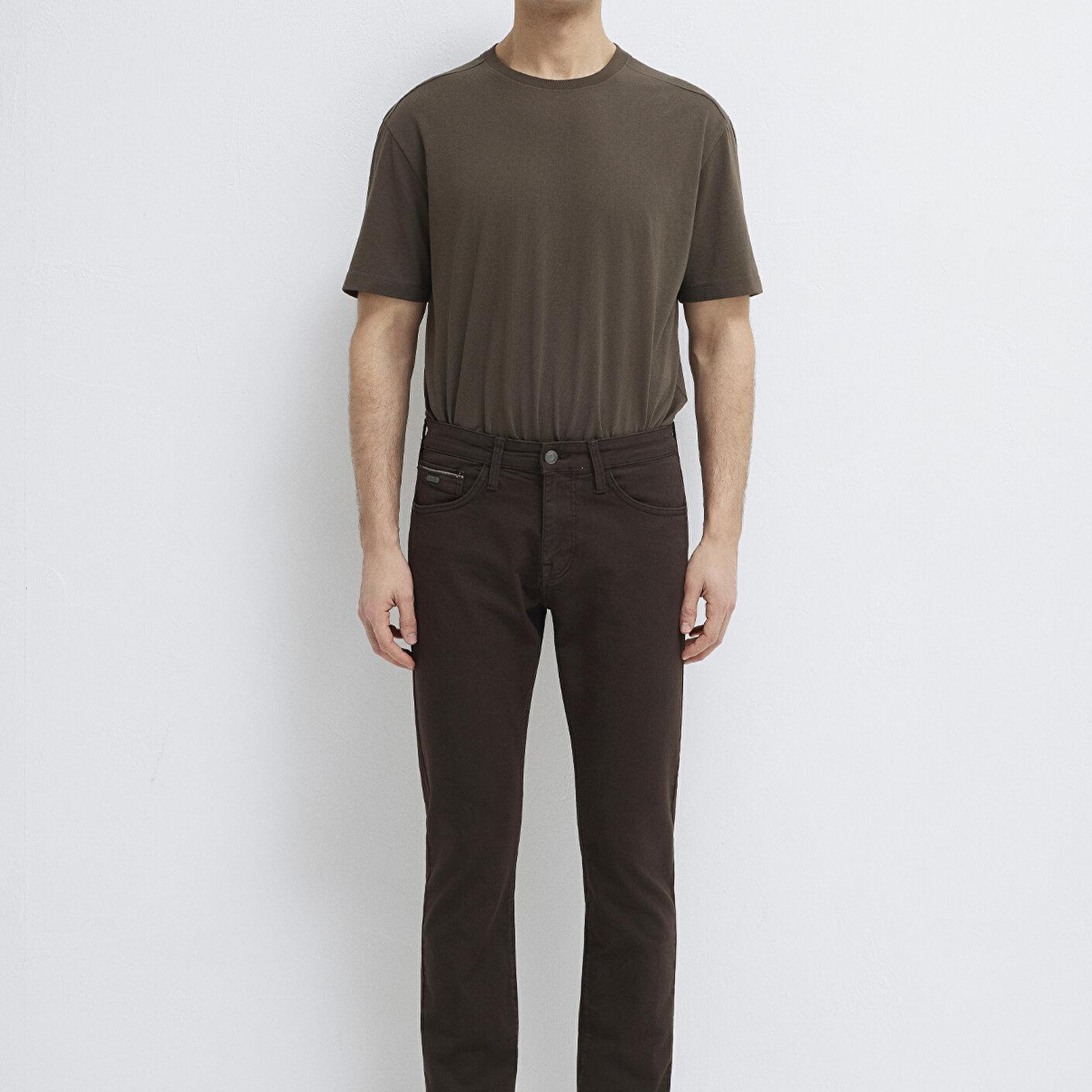 Mavi Jake Mavi Black Koyu Kahverengi Gabardin Pantolon 0042290686