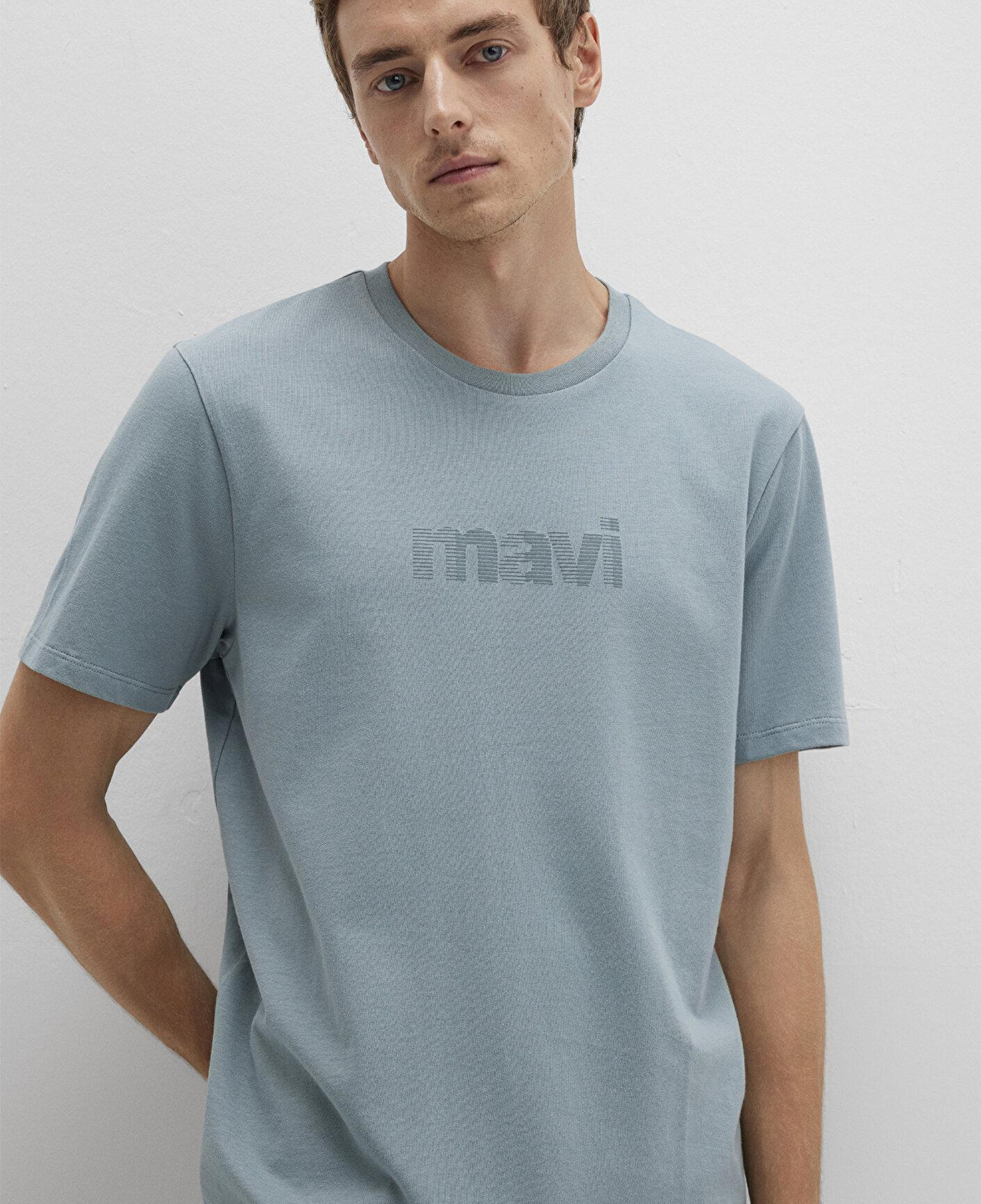 Mavi Mavi Logo Baskılı Yeşil Tişört Regular Fit / Normal Kesim 0612936-70118