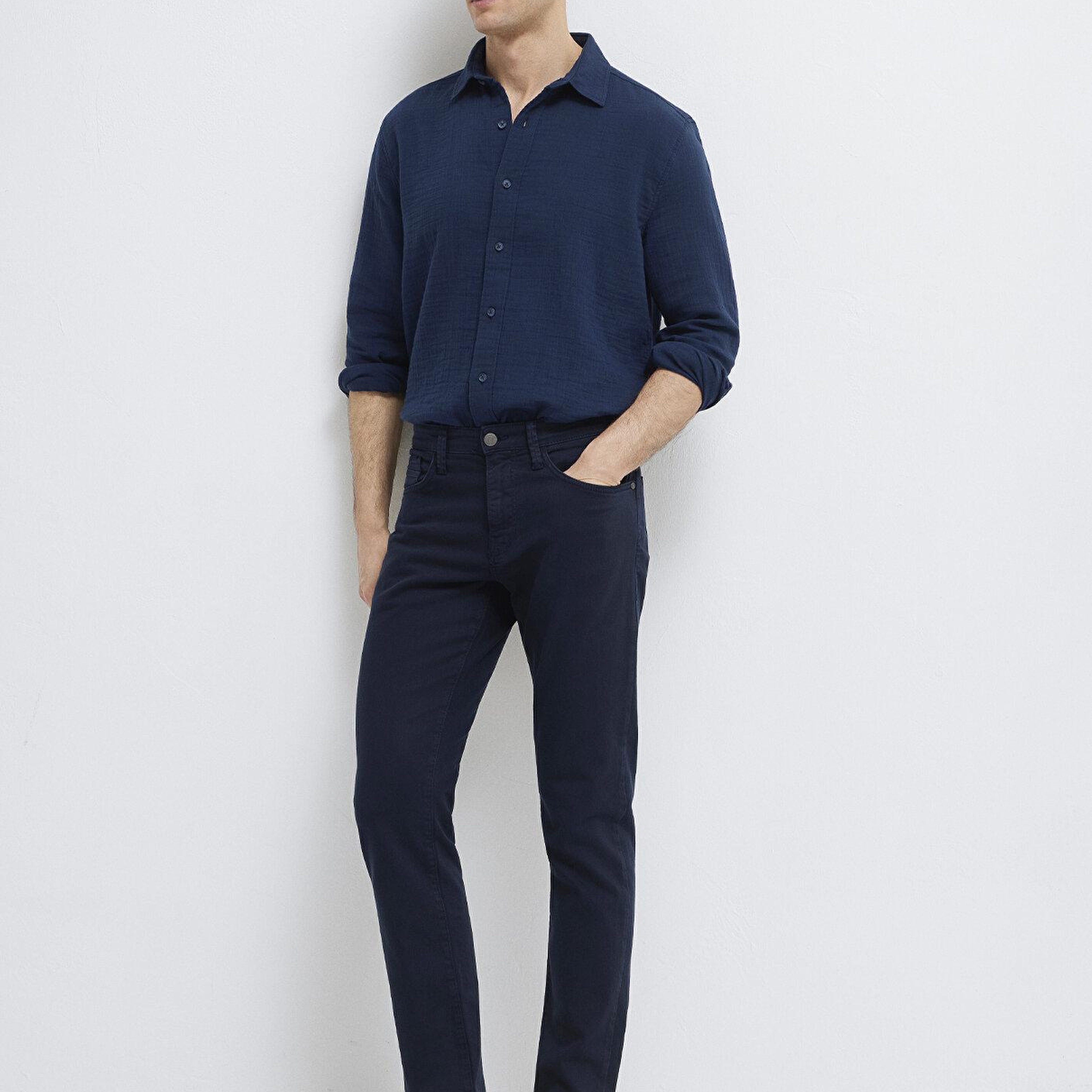Mavi Marcus Koyu Lacivert Comfort Gabardin Pantolon 0035190674