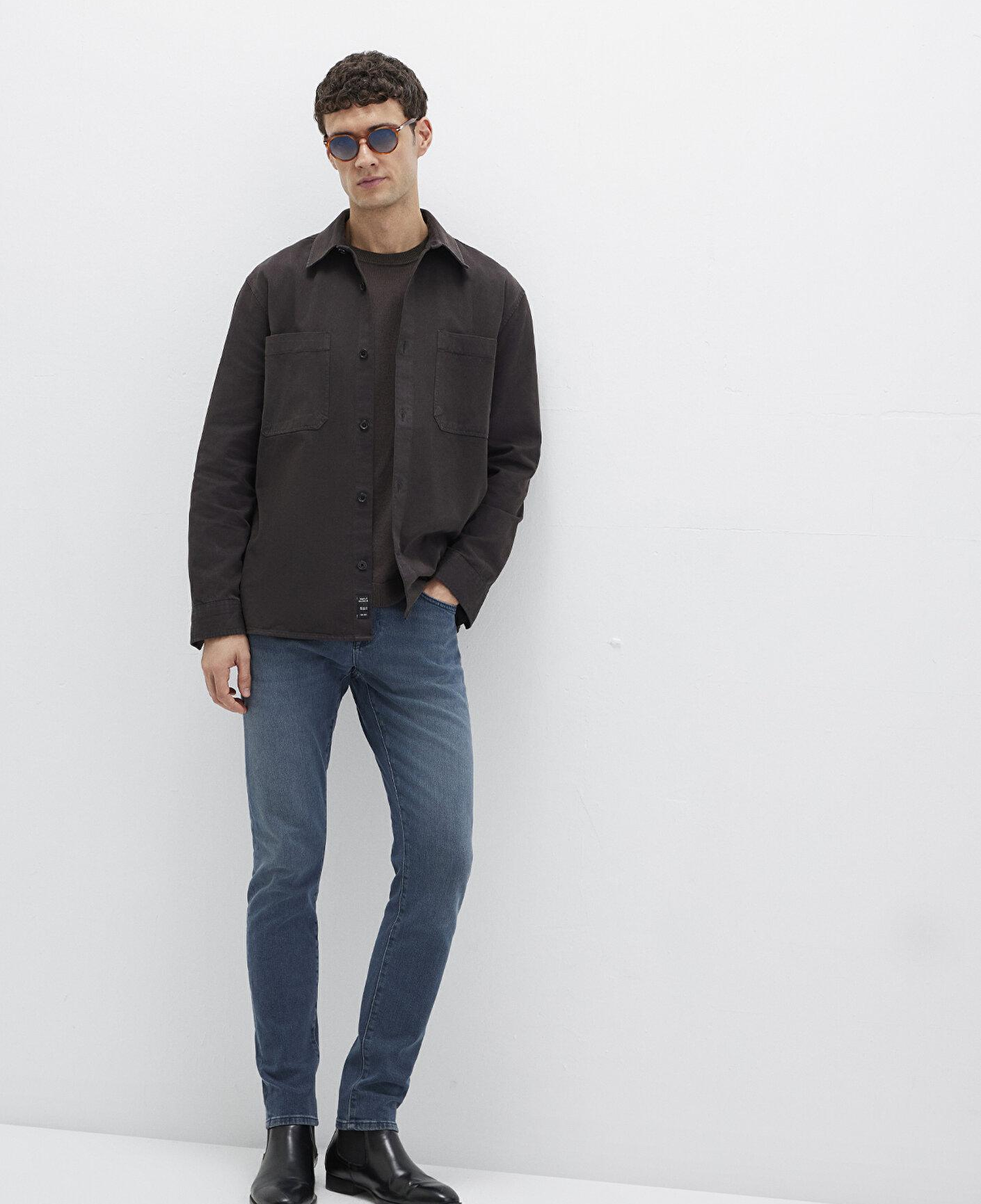 Mavi James Mavi Black Puslu Mürekkep Mavi Jean Pantolon 0042490667