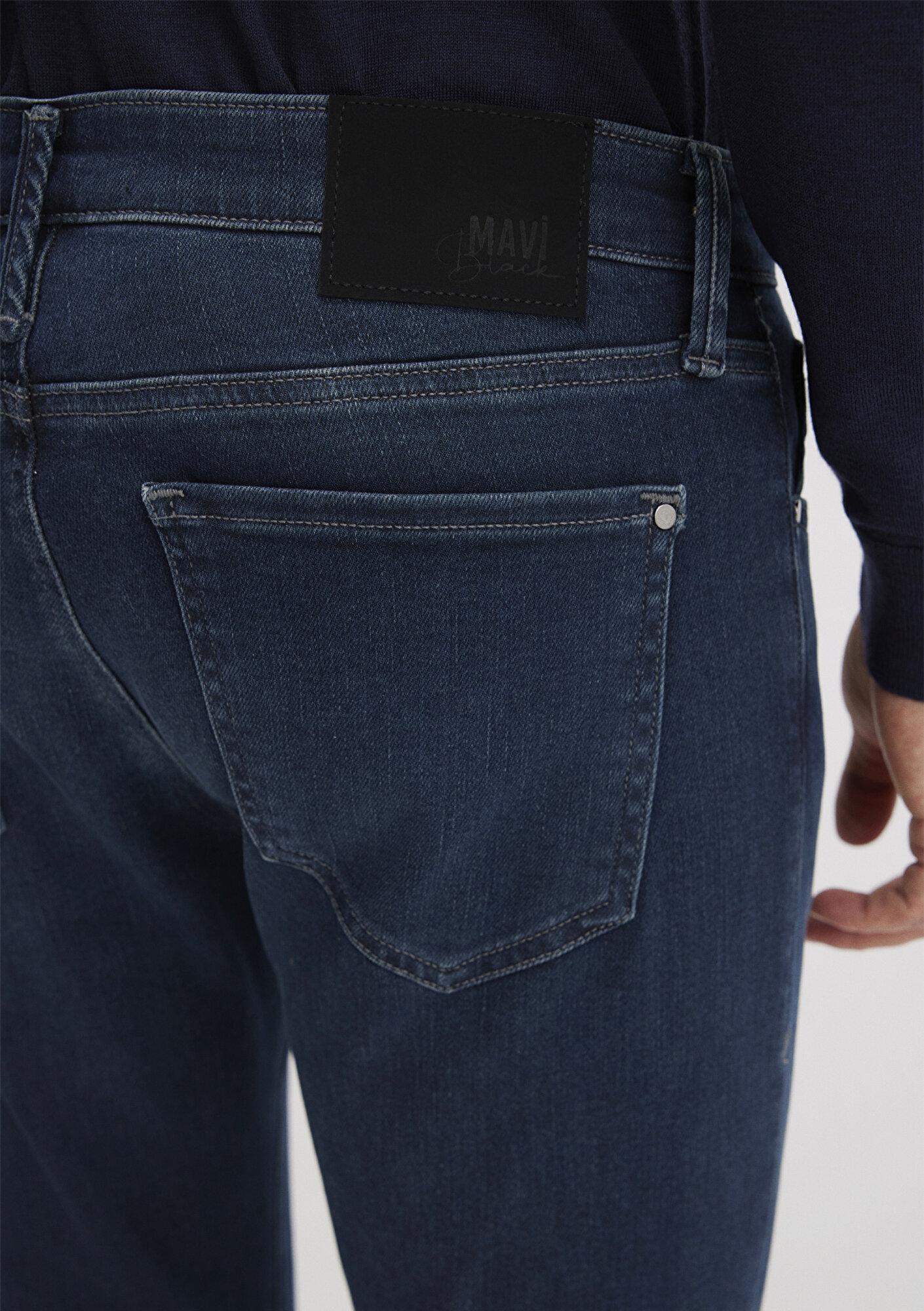 Mavi James Lux Black Puslu Koyu Mavi Jean Pantolon 0042490825