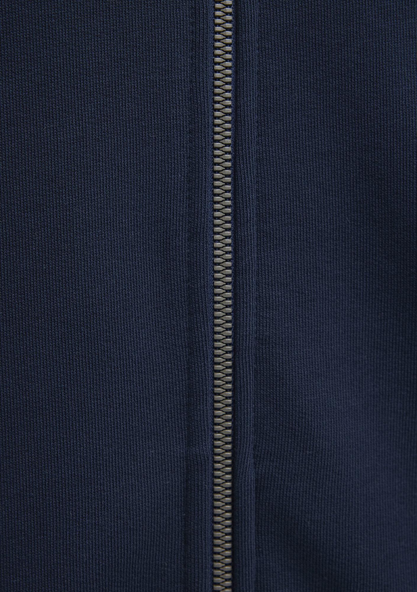 Mavi Kapüşonlu Fermuarlı Lacivert Sweatshirt 0S10423-70490