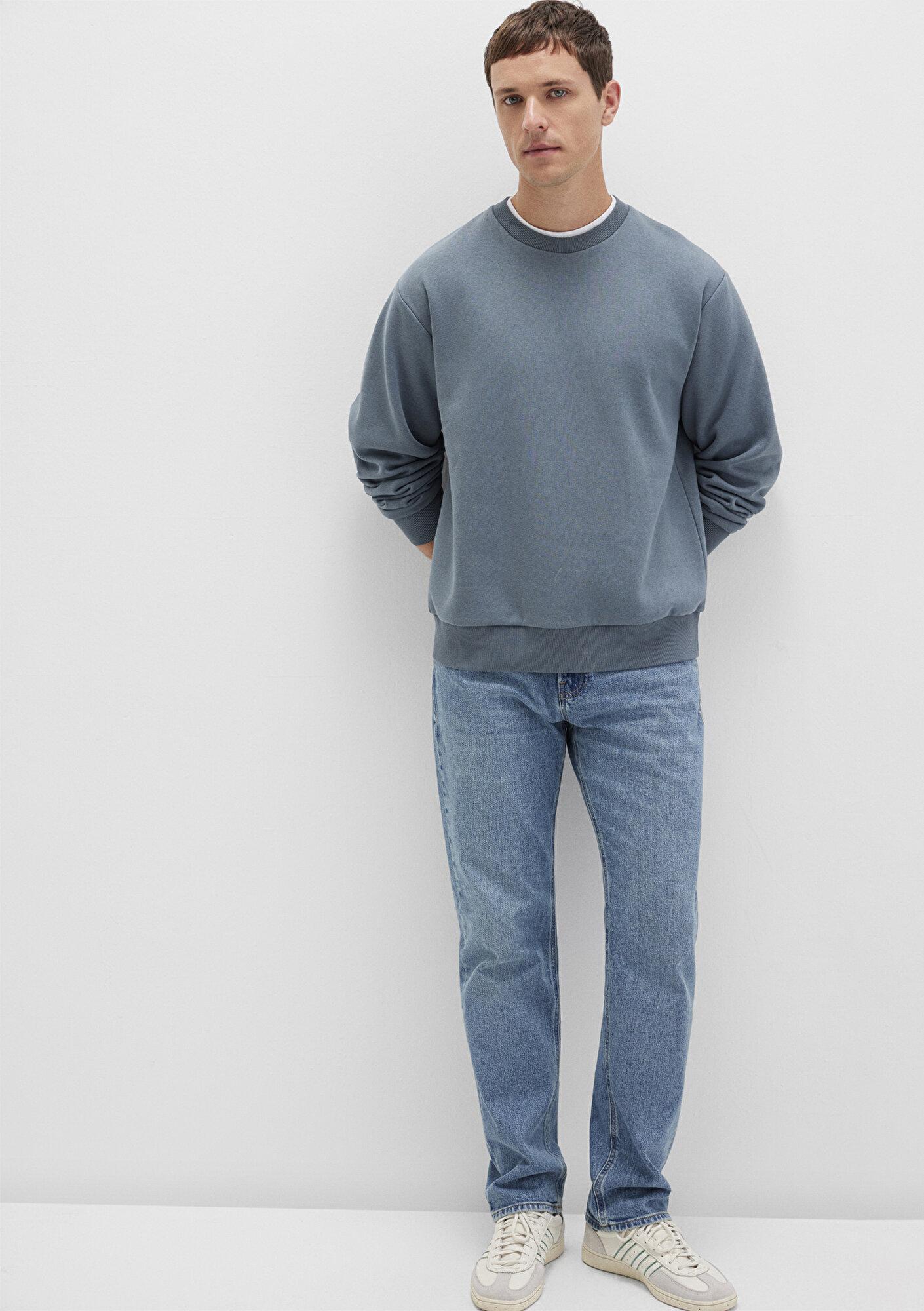 Mavi Bisiklet Yaka Mavi Basic Sweatshirt 0S10276-80889