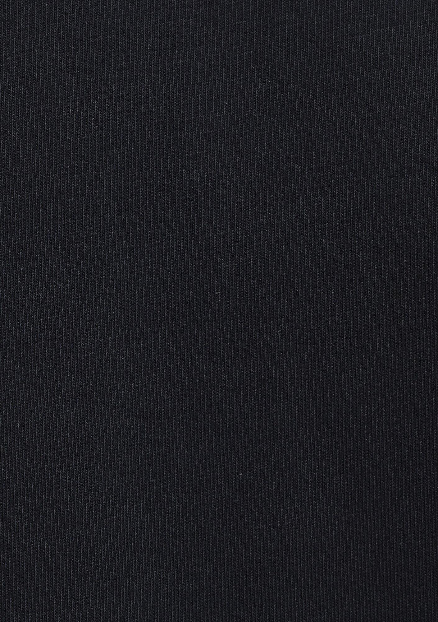 Mavi Mavi Nakışlı Siyah Basic Tişört Loose Fit / Bol Rahat Kesim 1613225-900
