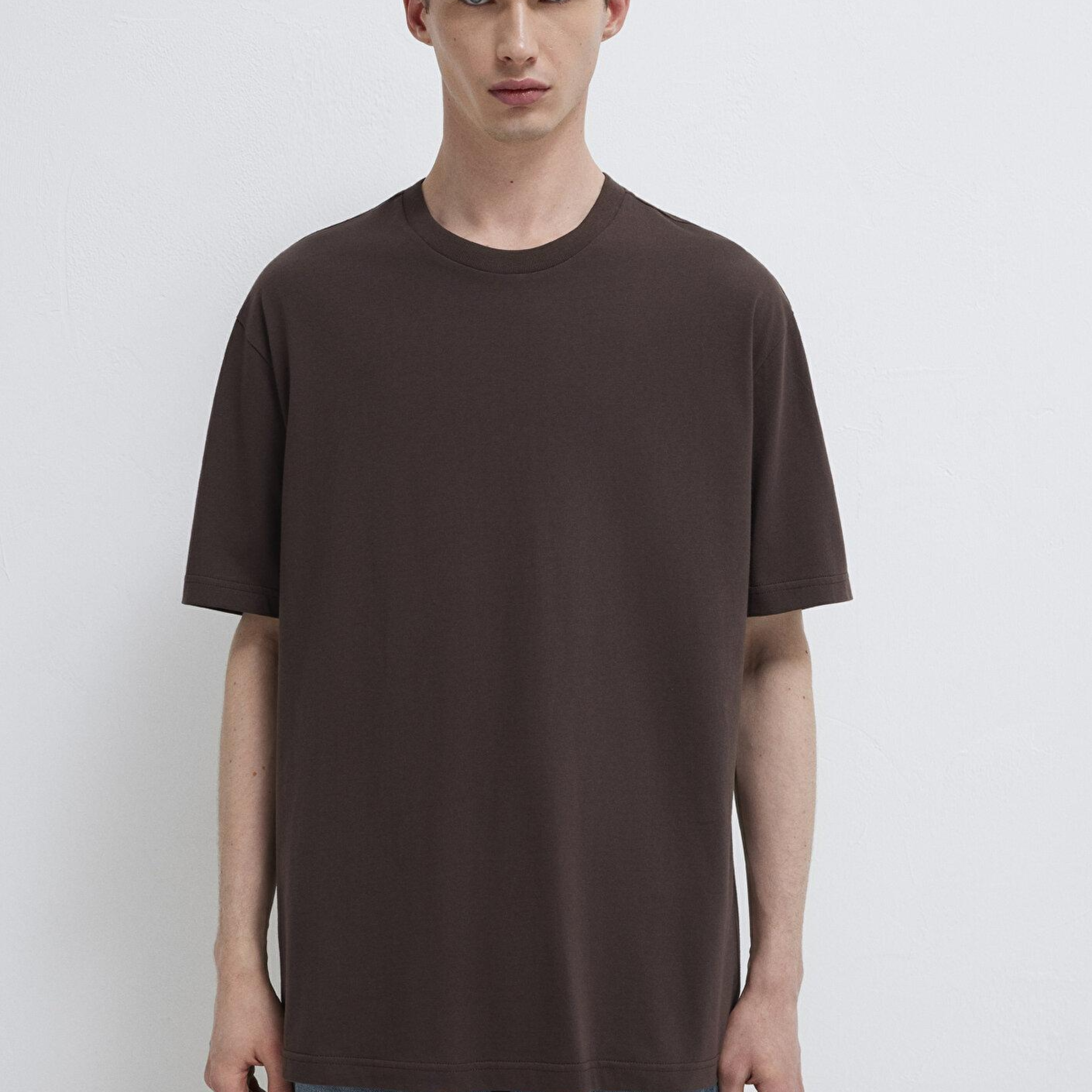 Mavi 2li Erkek Basic Tişört Loose Fit / Bol Rahat Kesim 0612317-70251