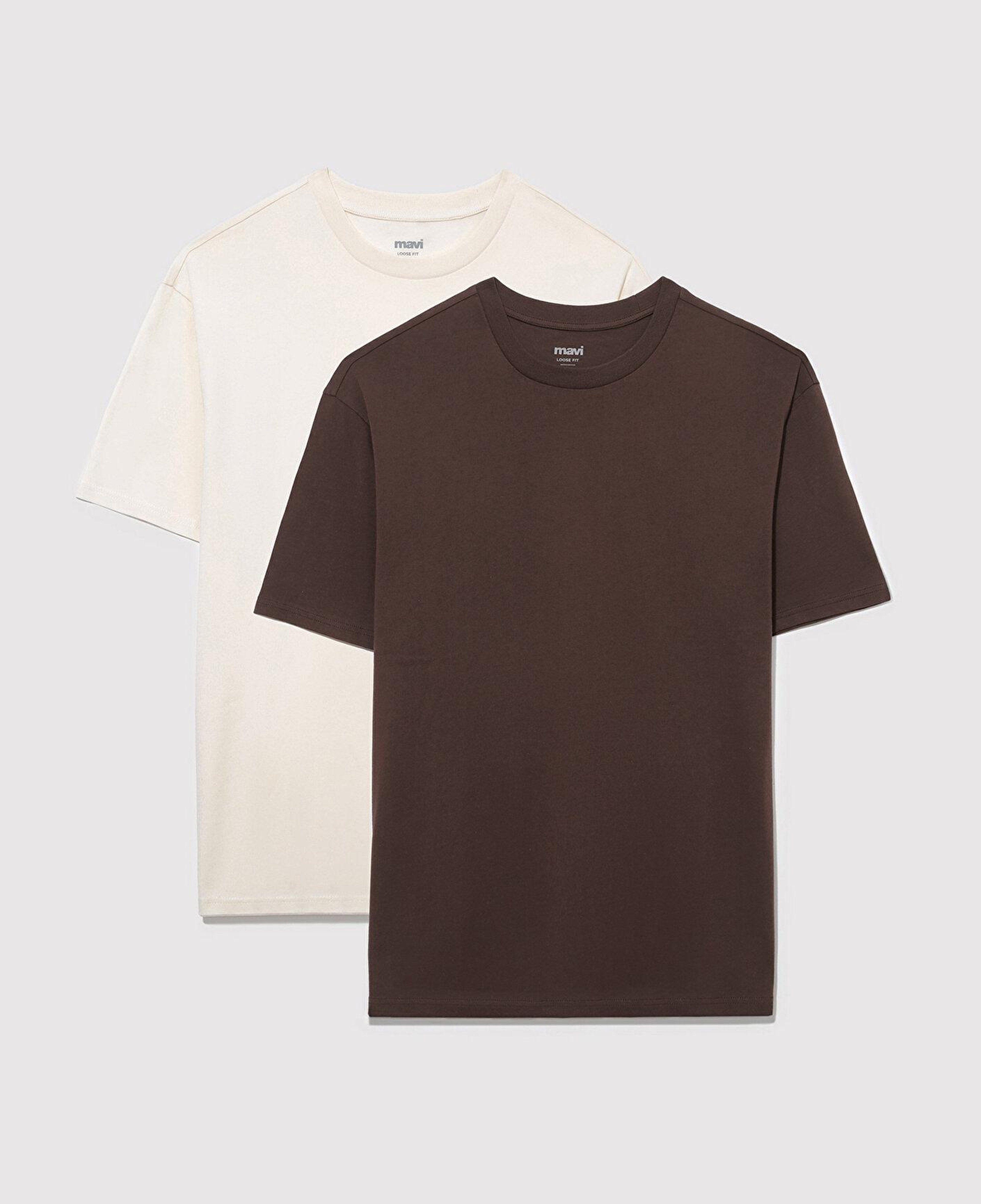 Mavi 2li Erkek Basic Tişört Loose Fit / Bol Rahat Kesim 0612317-70251