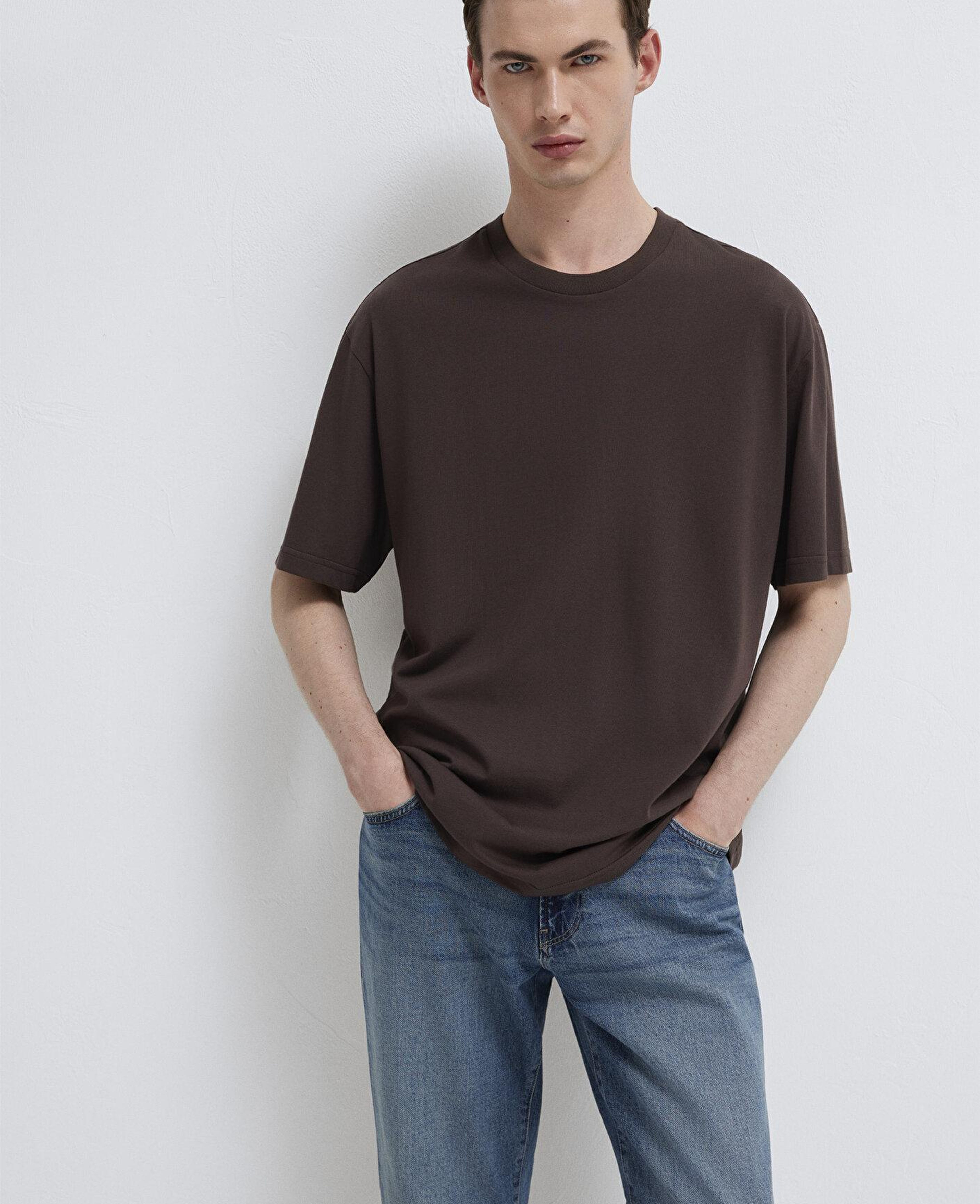 Mavi 2li Erkek Basic Tişört Loose Fit / Bol Rahat Kesim 0612317-70251