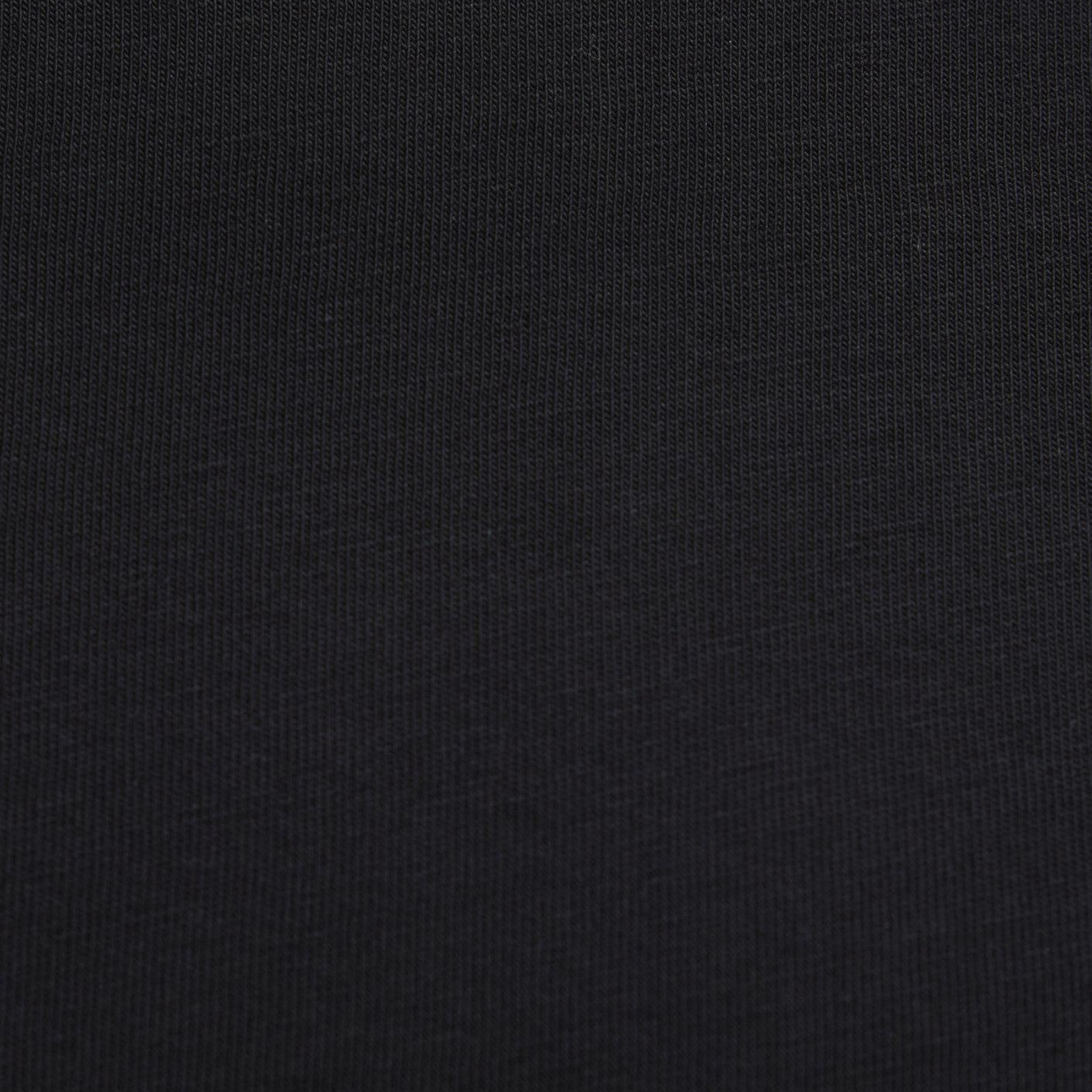 Mavi Etiket Detaylı Siyah Basic Tişört Loose Fit / Bol Rahat Kesim 0611824-900