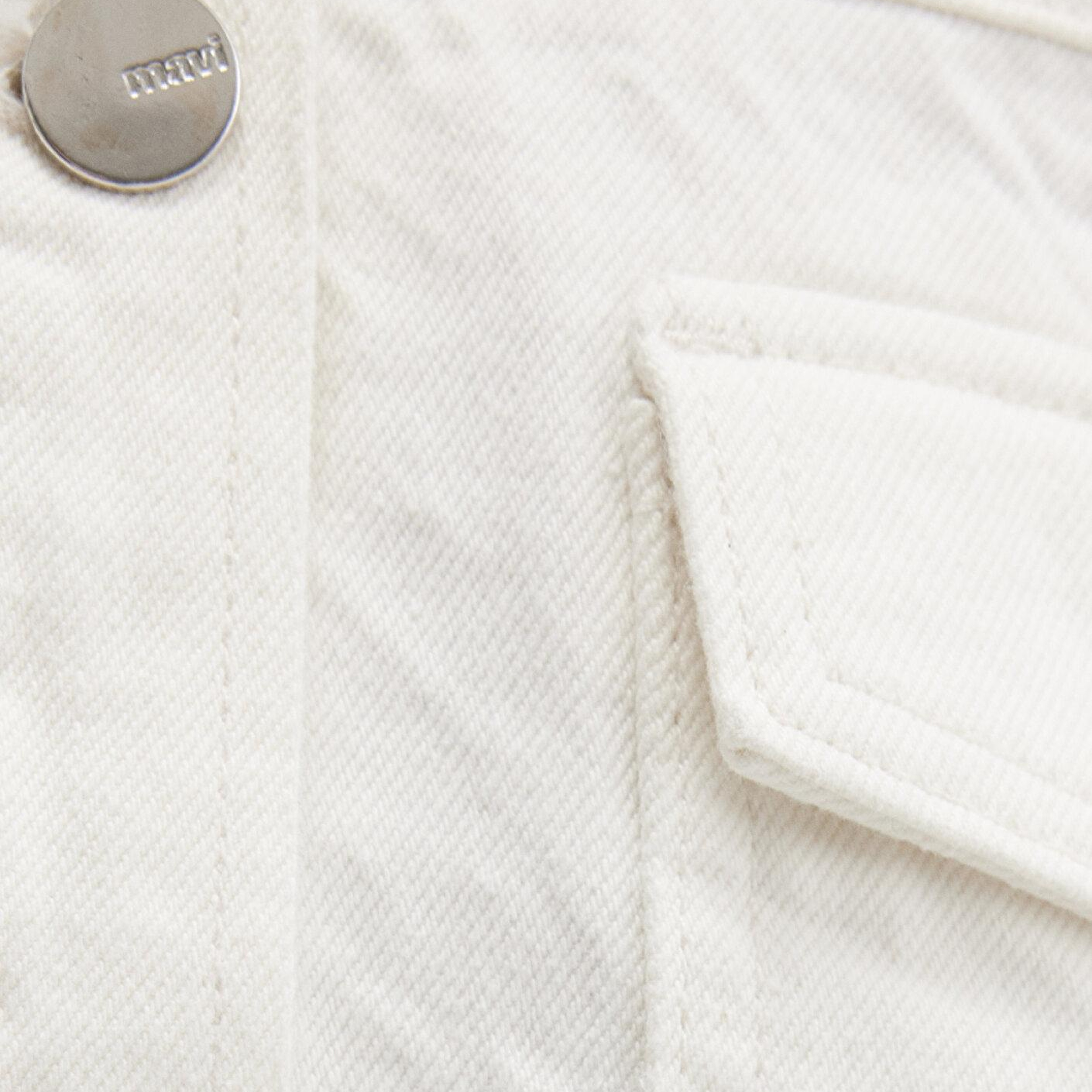 Mavi Thalia Mavi Premium Beyaz Jean Ceket 1110289-89161