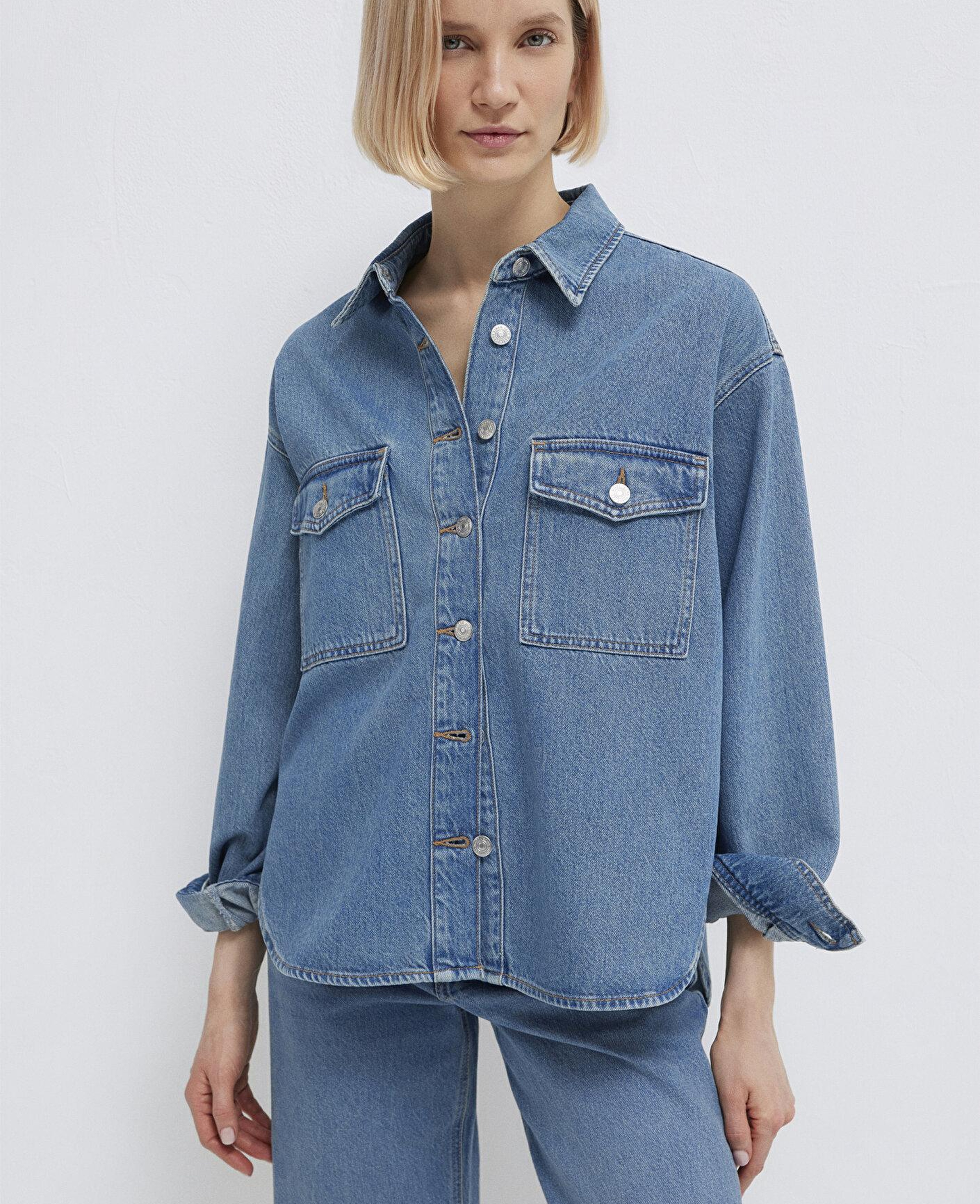 Mavi Bekka Classic Denim Indigo Mavisi Jean Gömlek Boyfriend 1211000-89250