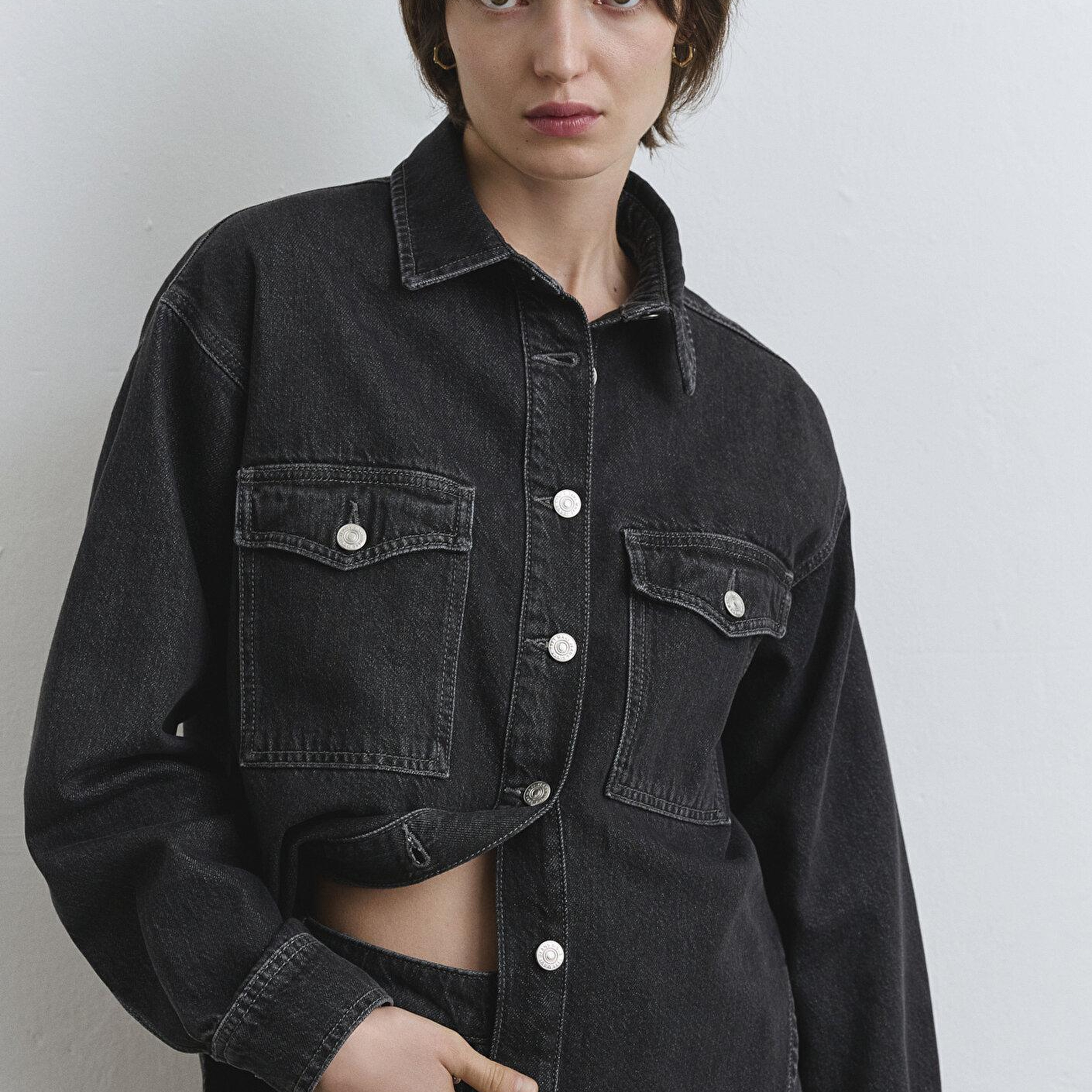 Mavi Bekka Classic Denim Antrasit Jean Gömlek Boyfriend 1211000-89238