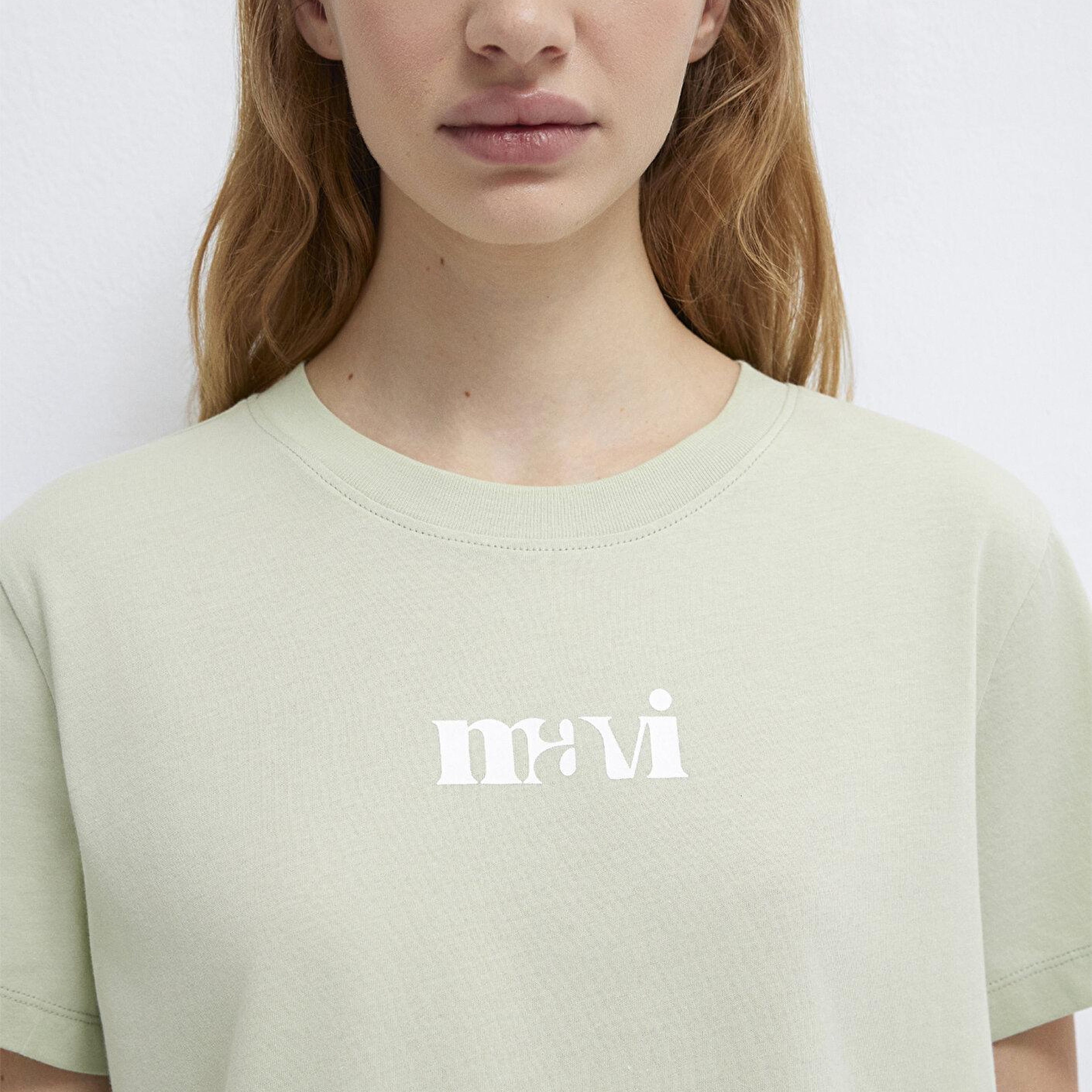 Mavi Mavi Baskılı Yeşil Tişört Regular Fit / Normal Kesim 1612241-70148