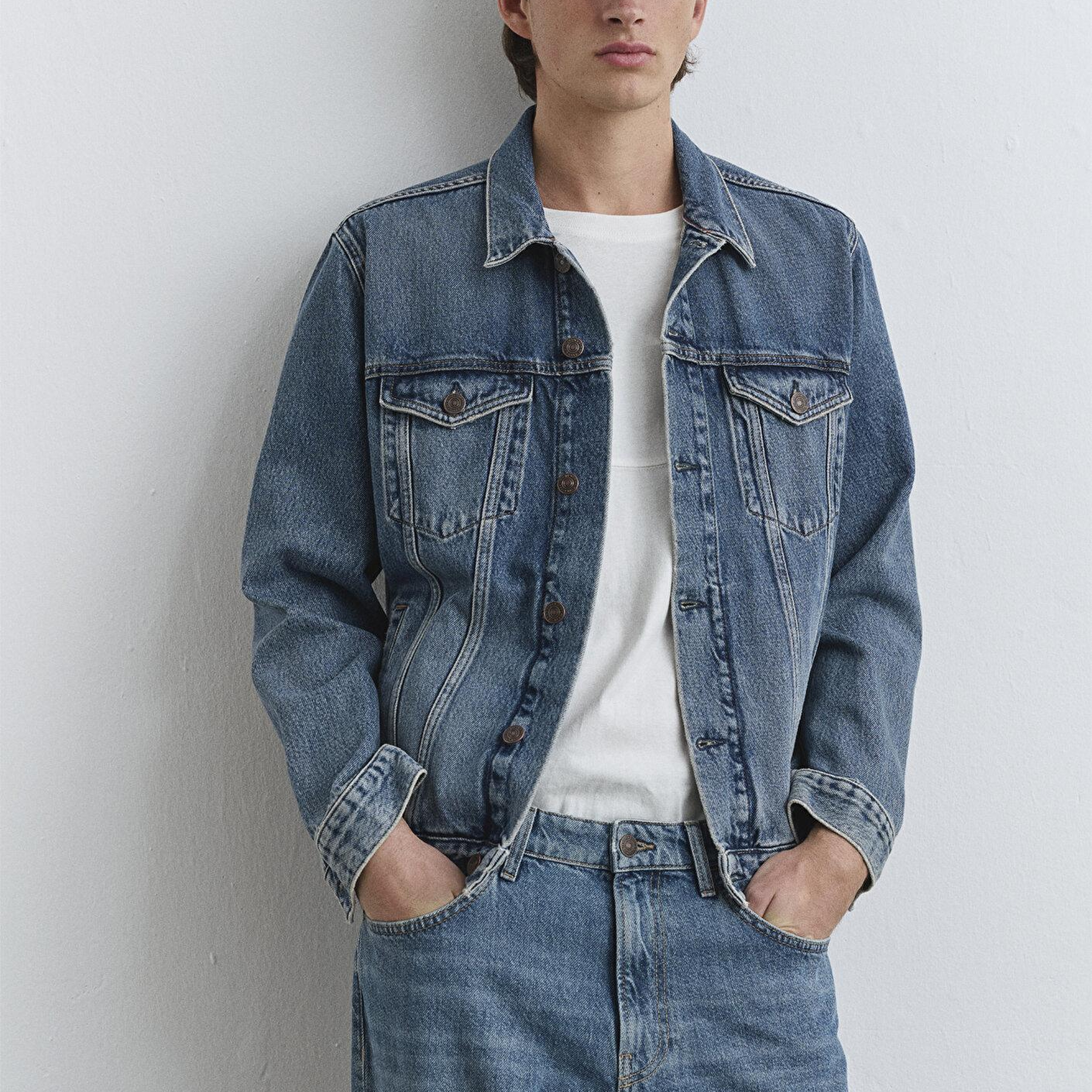 Mavi Ray Classic Denim Vintage İndigo Mavisi Jean Ceket 0110273-89412