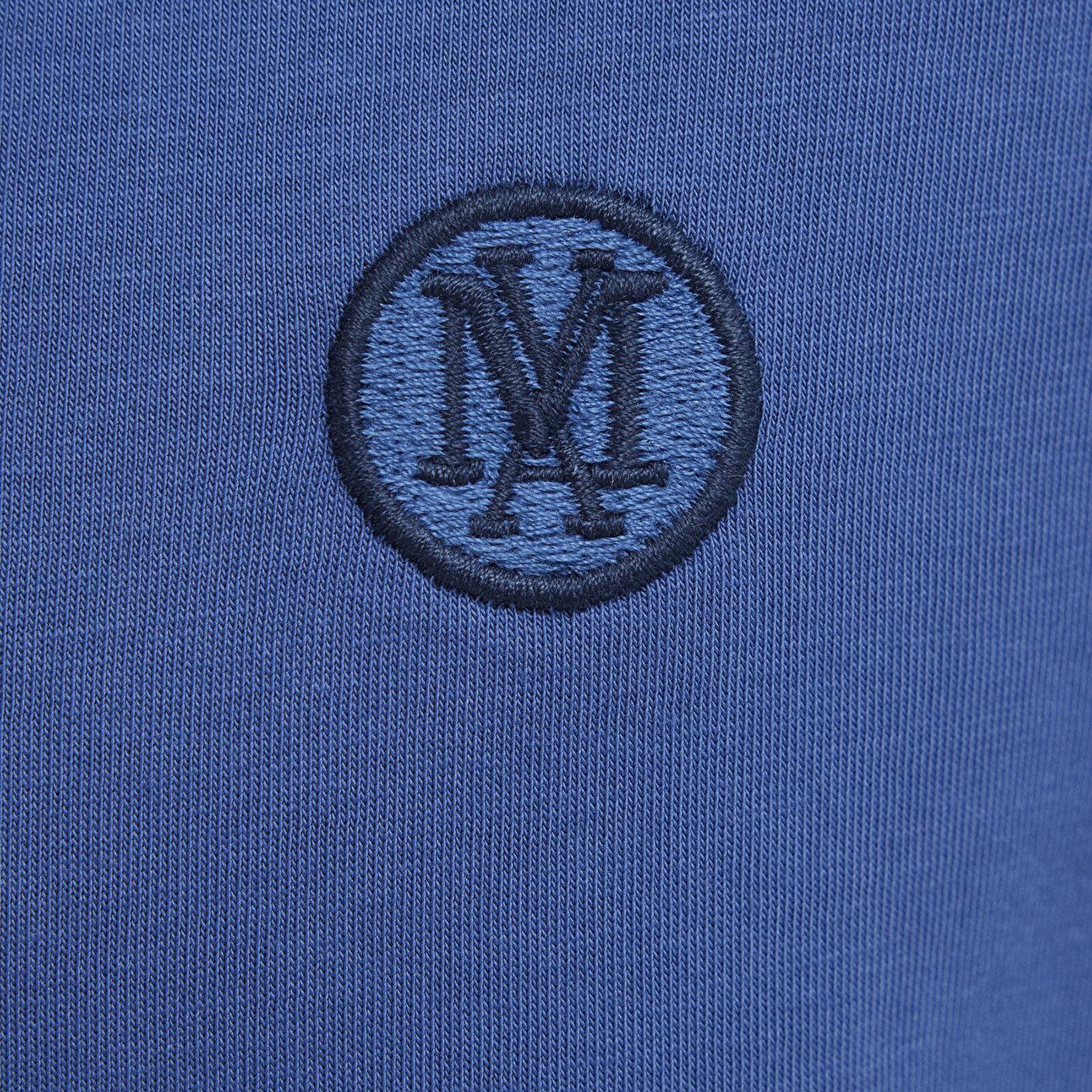 Mavi Mavi Logo İşlemeli Mavi Basic Tişört Loose Fit / Bol Rahat Kesim 067074-70719