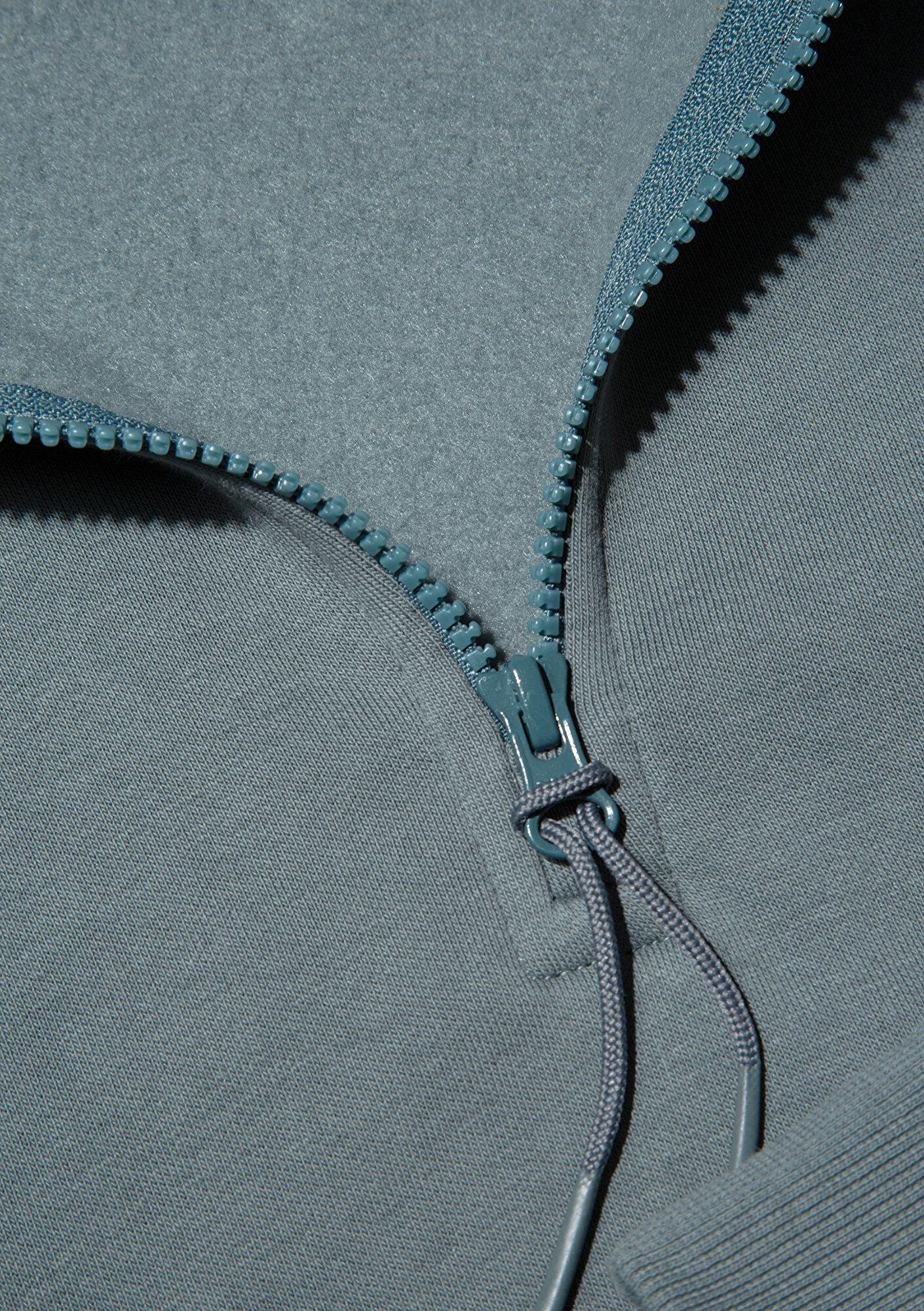 Mavi Yarı Fermuarlı Yeşil Basic Sweatshirt 0S10278-71577