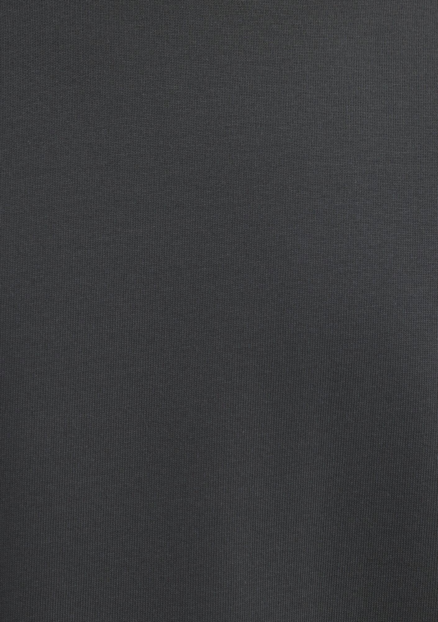 Mavi Logo Kol Detaylı Antrasit Basic Tişört Loose Fit / Bol Rahat Kesim 0611924-70092