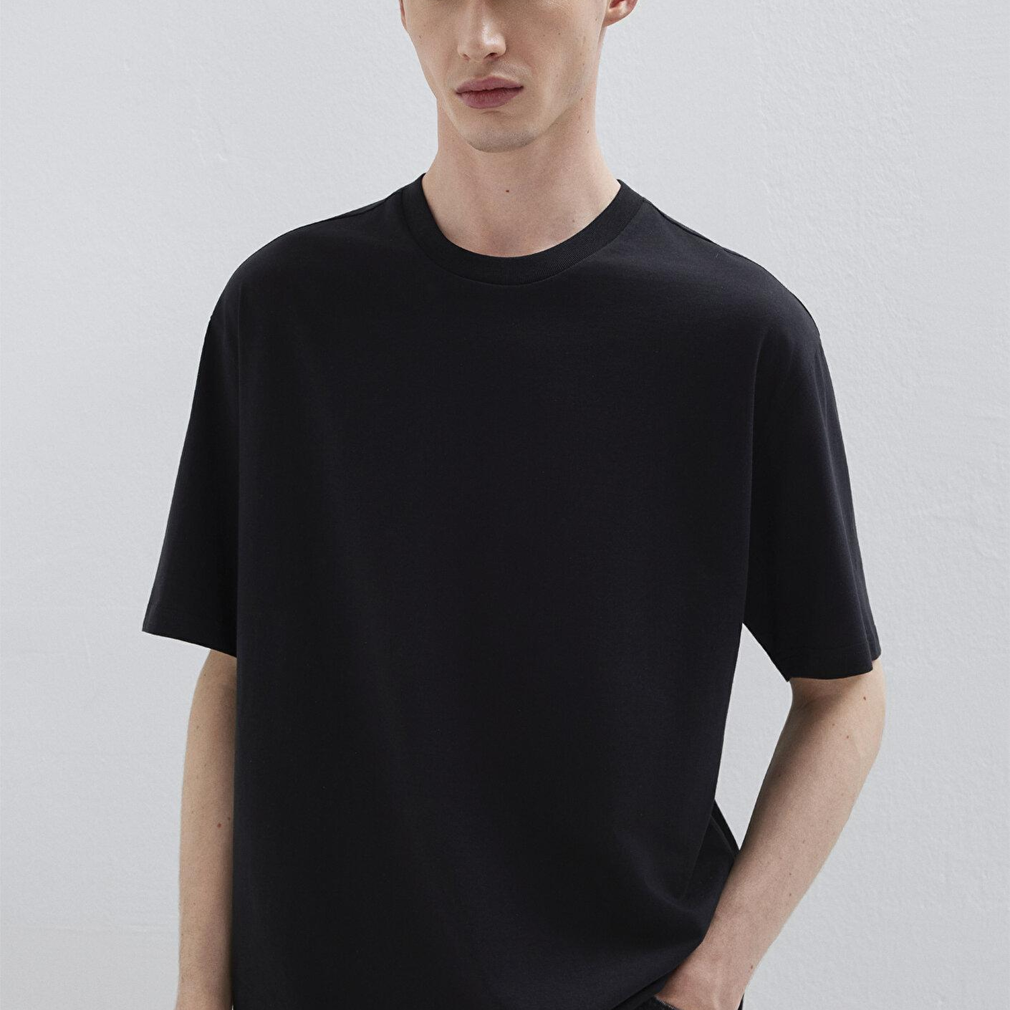 Mavi 3lü Erkek Basic Tişört Loose Fit / Bol Rahat Kesim 0612315-900