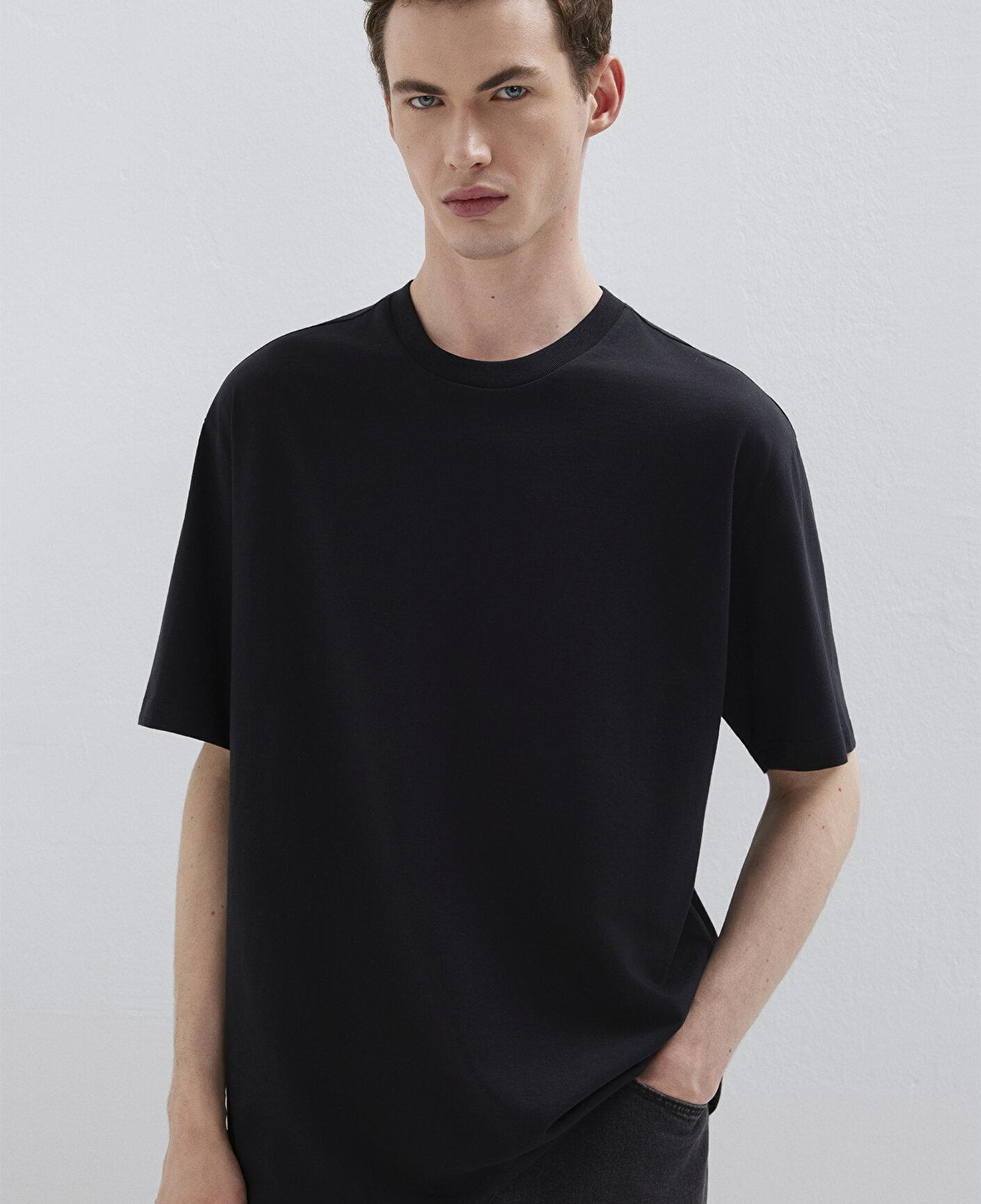 Mavi 3lü Erkek Basic Tişört Loose Fit / Bol Rahat Kesim 0612315-900
