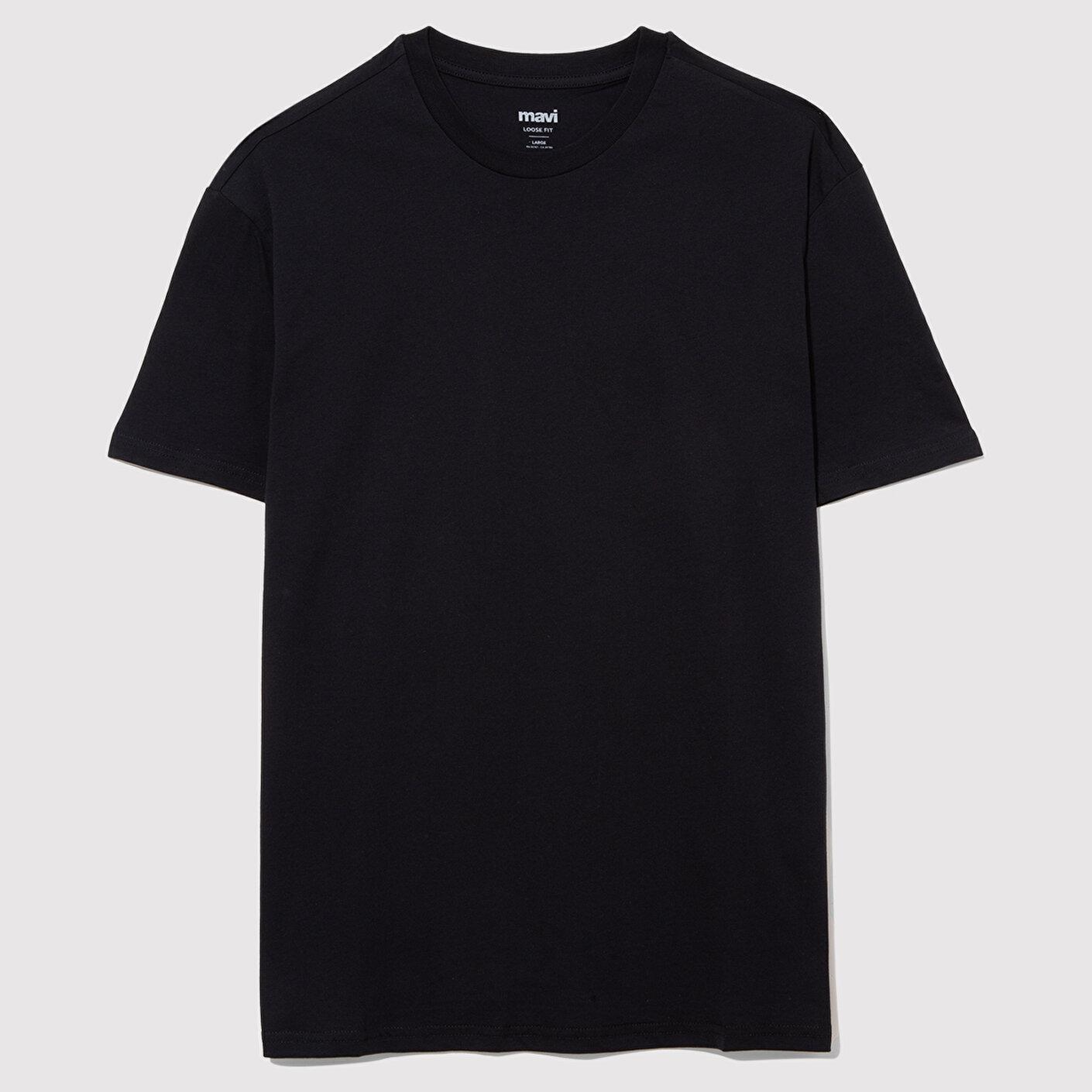 Mavi 3lü Erkek Basic Tişört Loose Fit / Bol Rahat Kesim 0612315-900