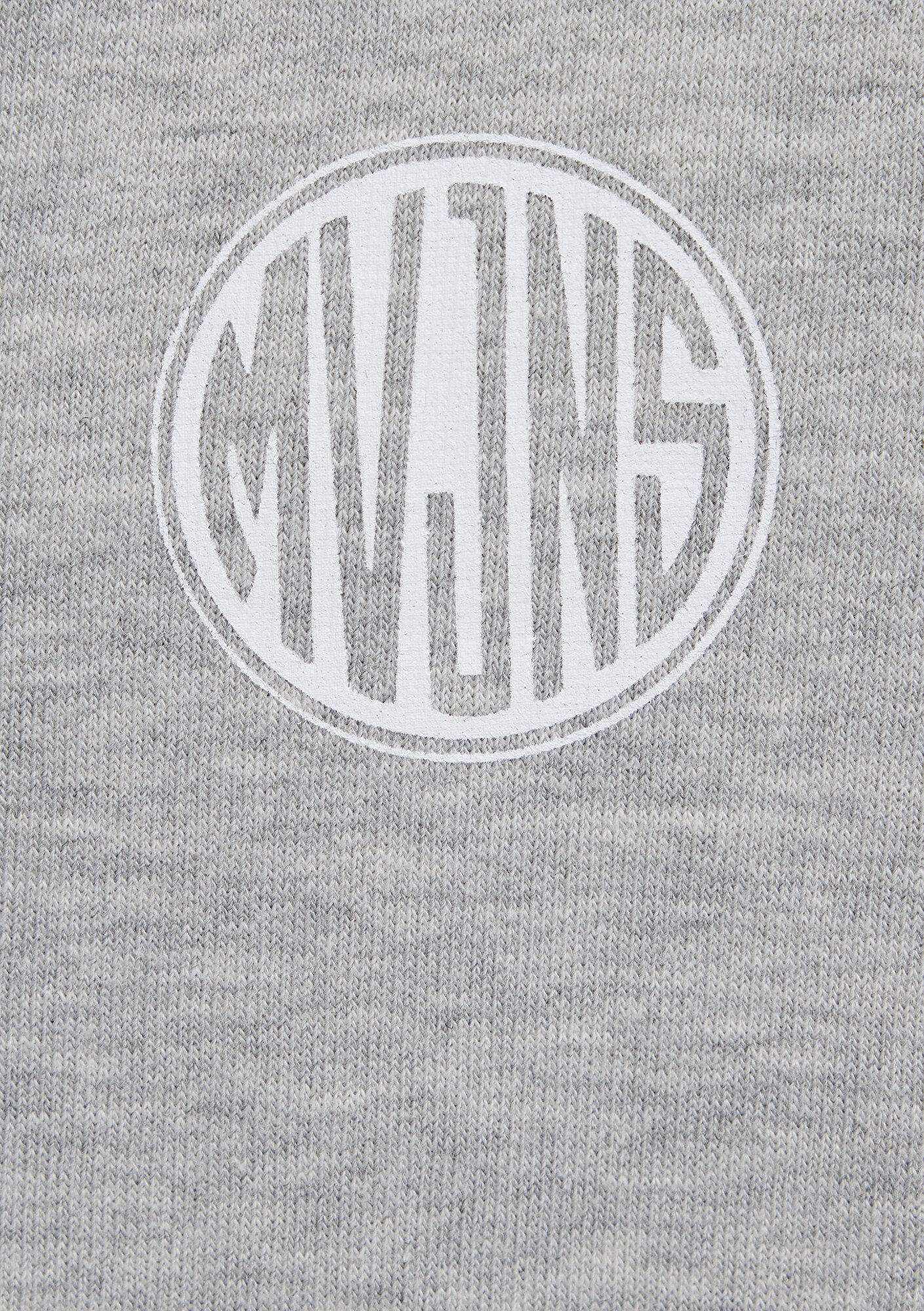 Mavi MVJNS Logo Baskılı Fermuarlı Kapüşonlu Gri Sweatshirt 0S10193-80196