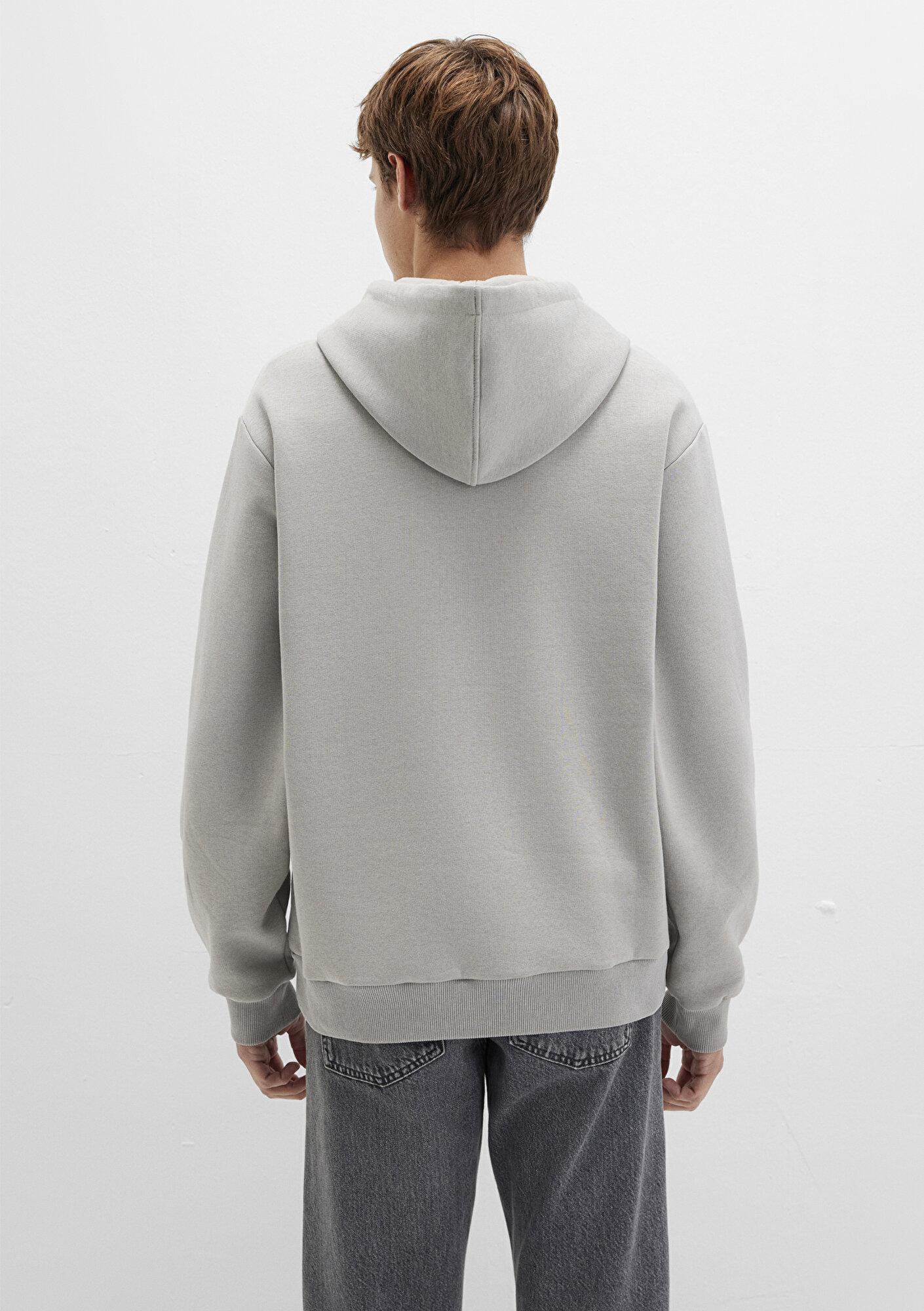 Mavi Mavi Jeans Logo Baskılı Gri Sweatshirt 0S10199-70093