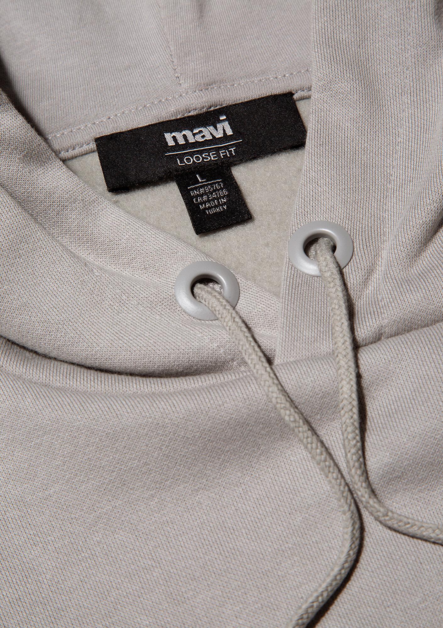 Mavi Mavi Jeans Logo Baskılı Gri Sweatshirt 0S10199-70093