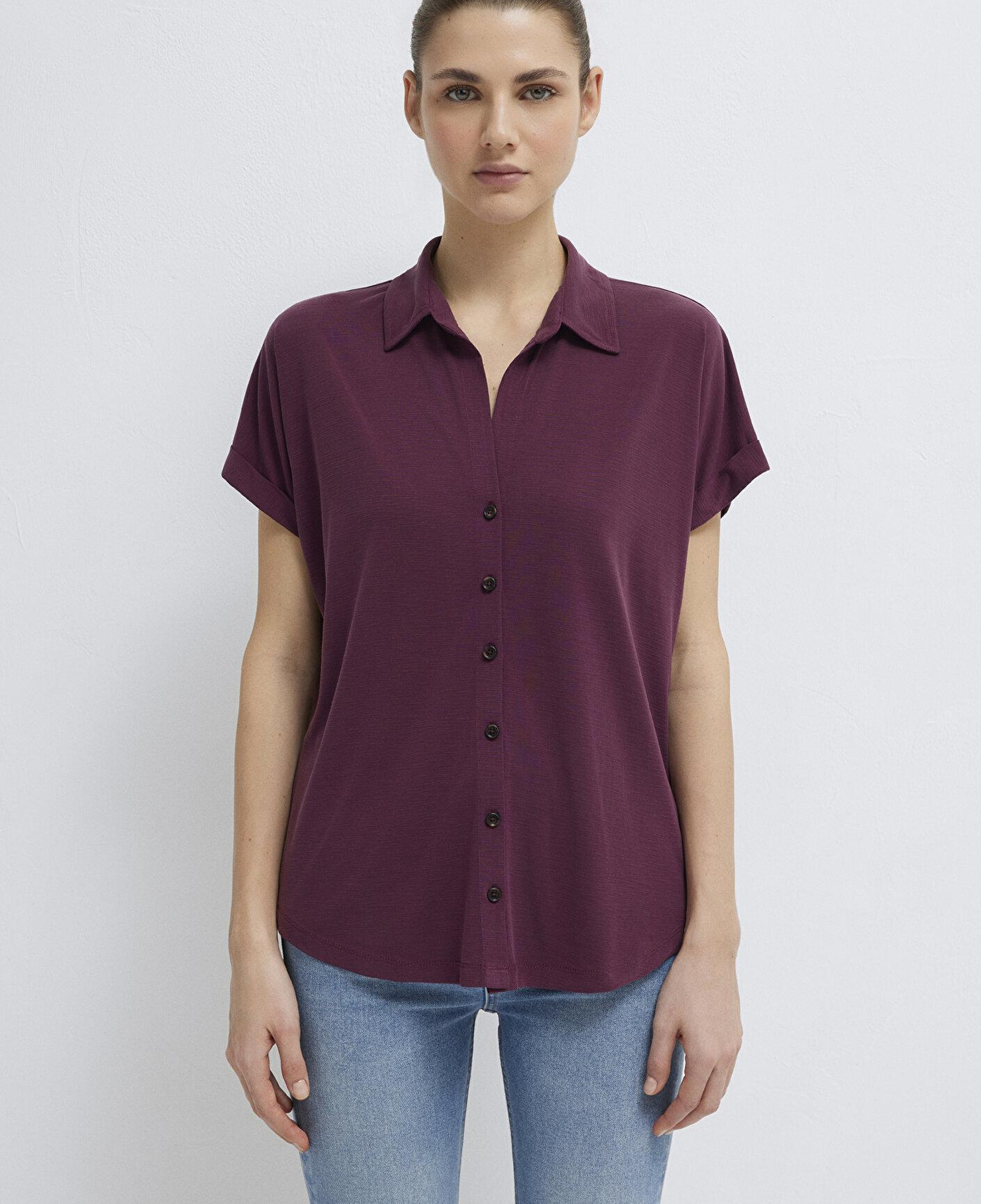 Mavi Soft-Premium Mor (TENCEL™) Modal Karışımlı Gömlek Regular Fit / Normal Kesim 168081-70664