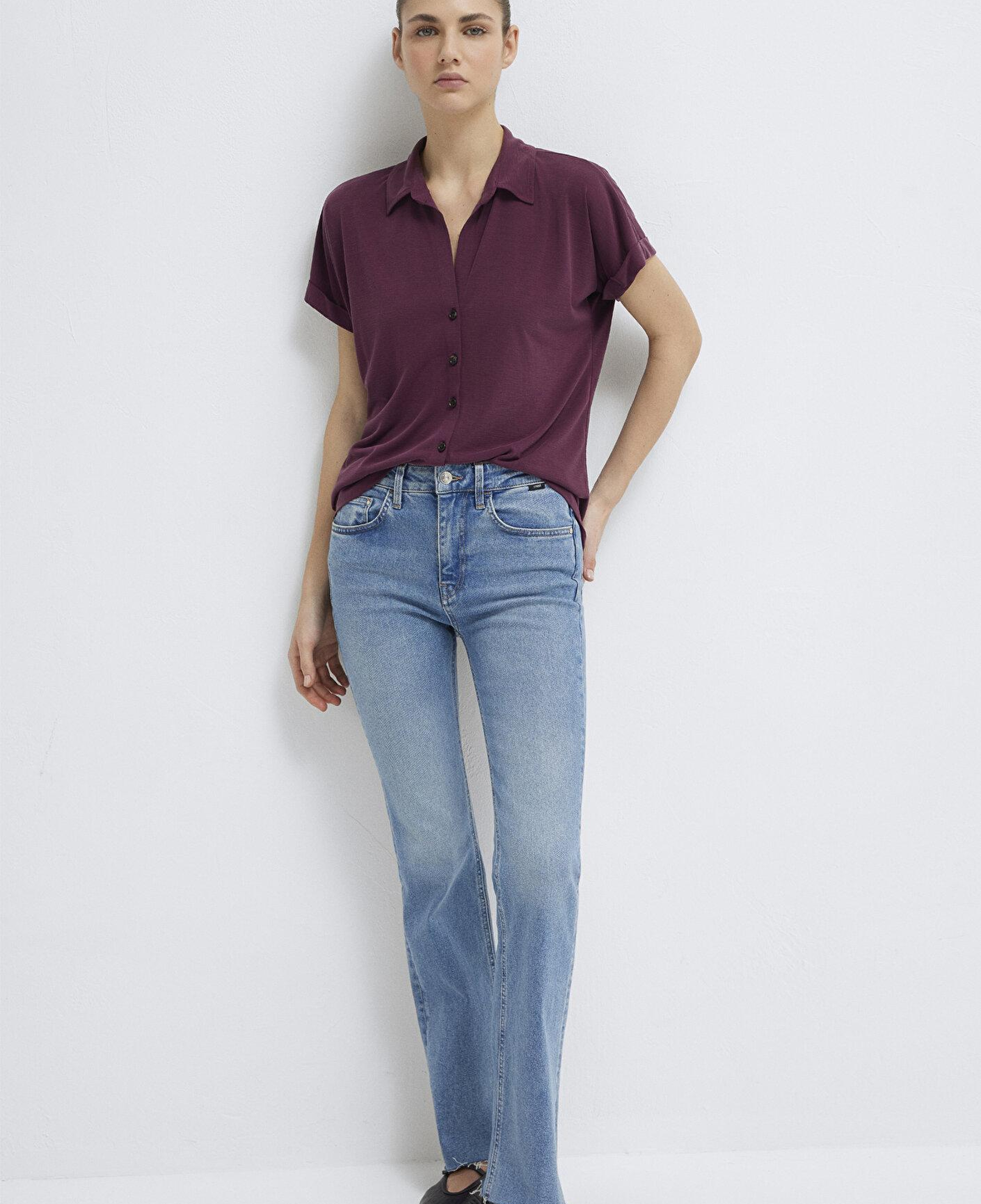 Mavi Soft-Premium Mor (TENCEL™) Modal Karışımlı Gömlek Regular Fit / Normal Kesim 168081-70664