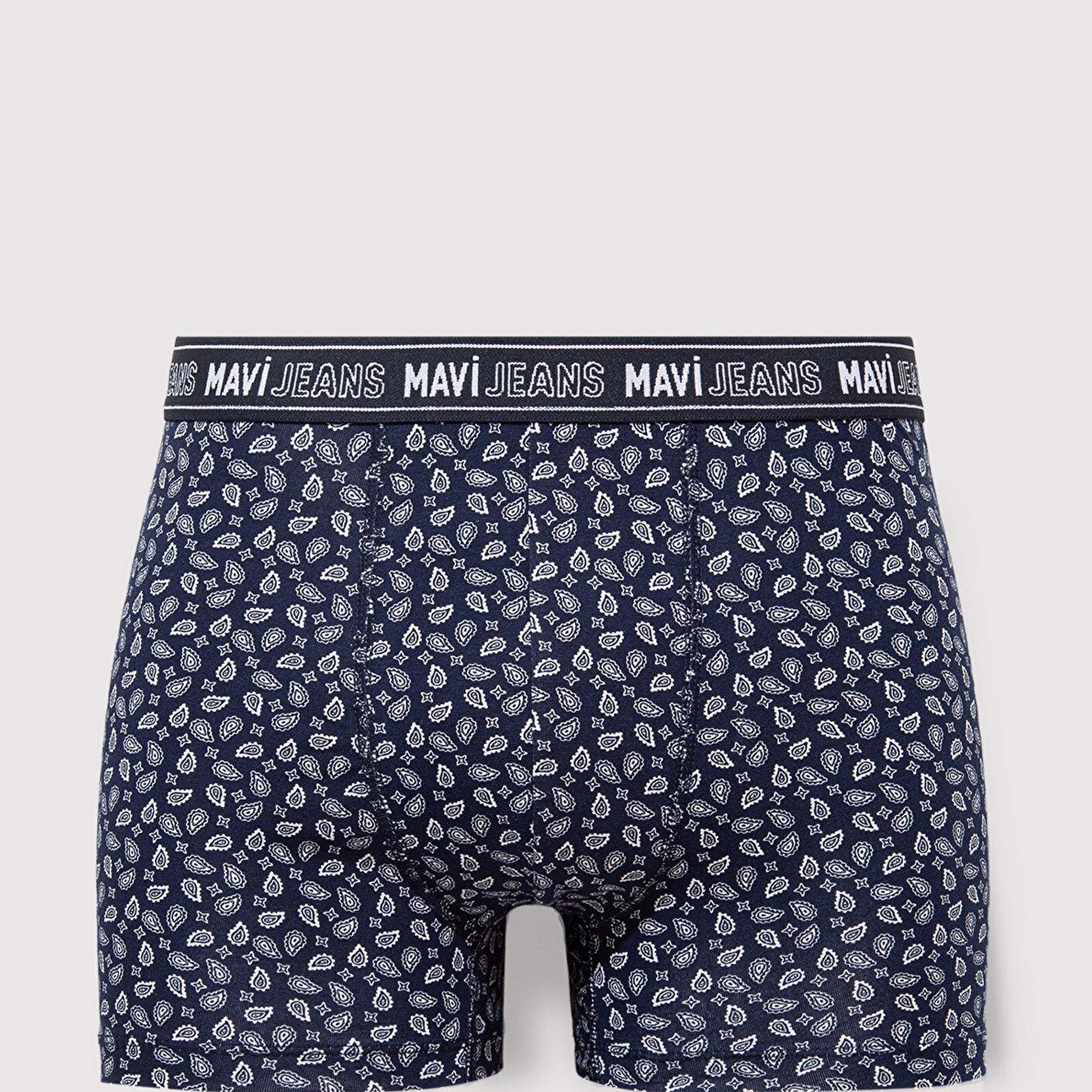 Mavi Baskılı Lacivert Boxer 0911633-70500