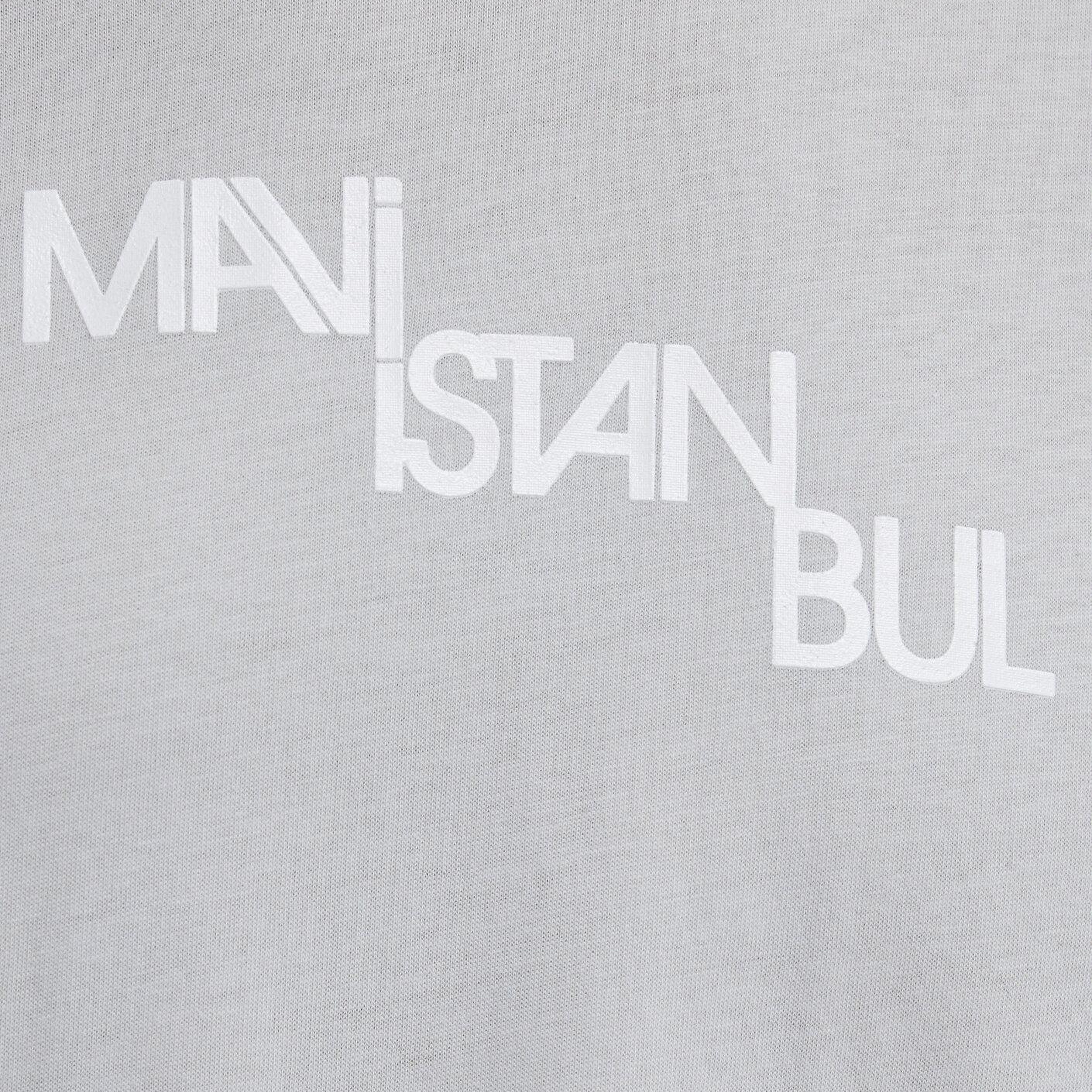 Mavi Mavi İstanbul Baskılı Gri Tişört Regular Fit / Normal Kesim 0612274-70075